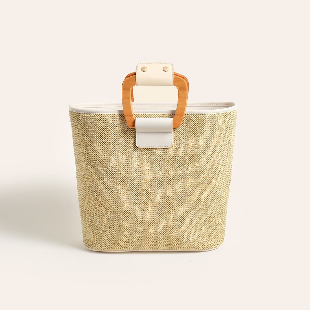 Burgaz Rafya Çanta 40x38x12 Cm Natural