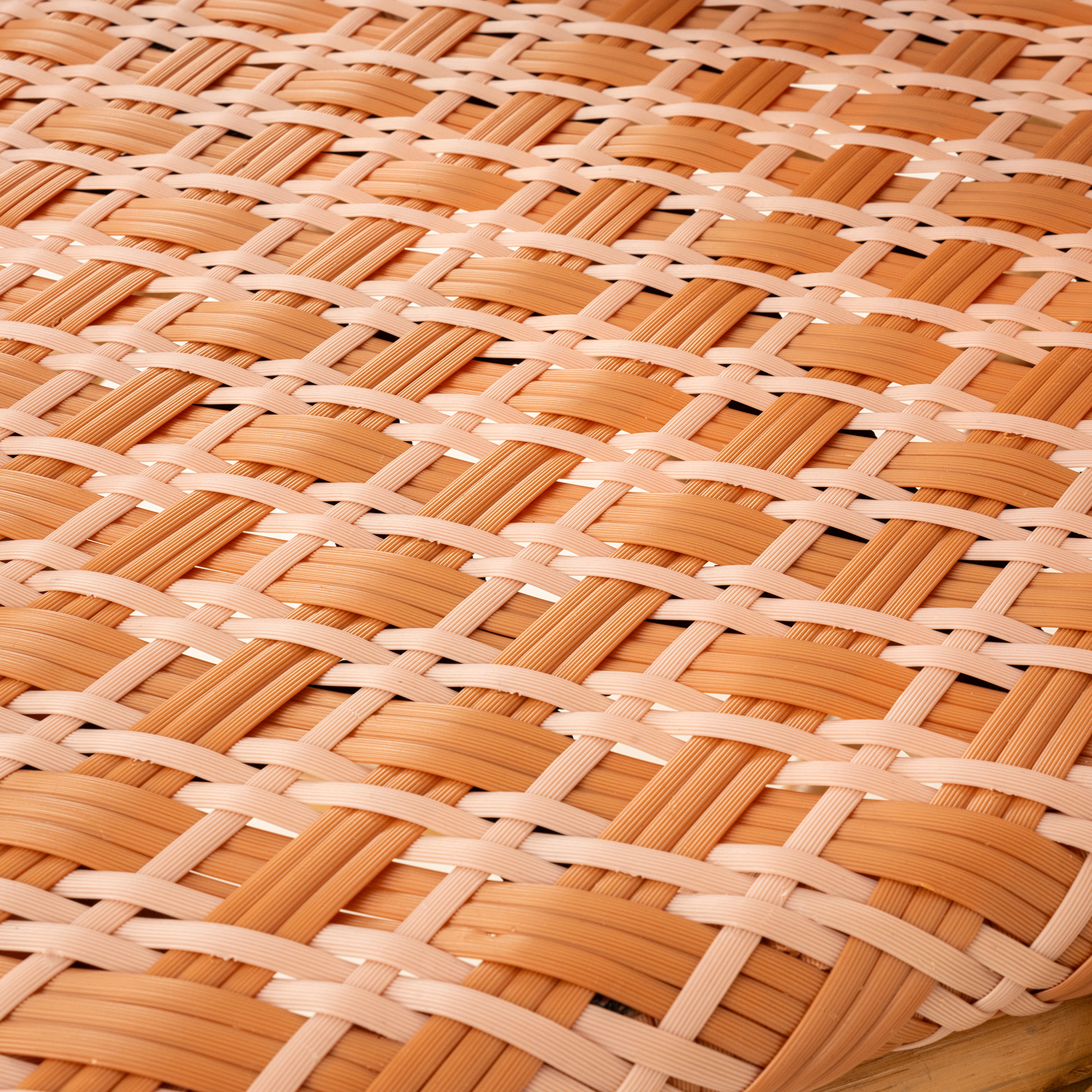 Java Rattan - Synthetıc Sandalye 58x48x90 Cm Turuncu