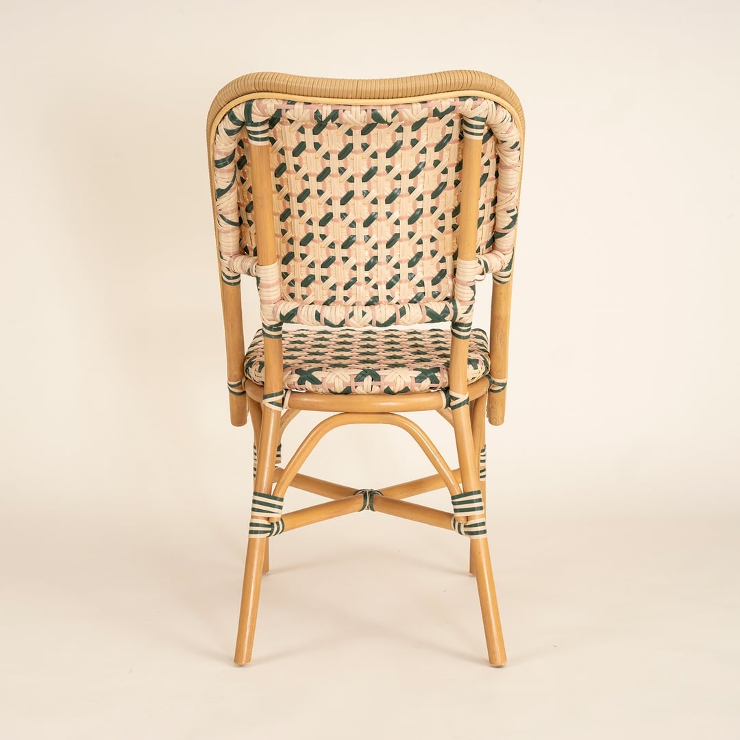 Java Rattan - Synthetıc Sandalye 58x48x90 Cm Yeşil