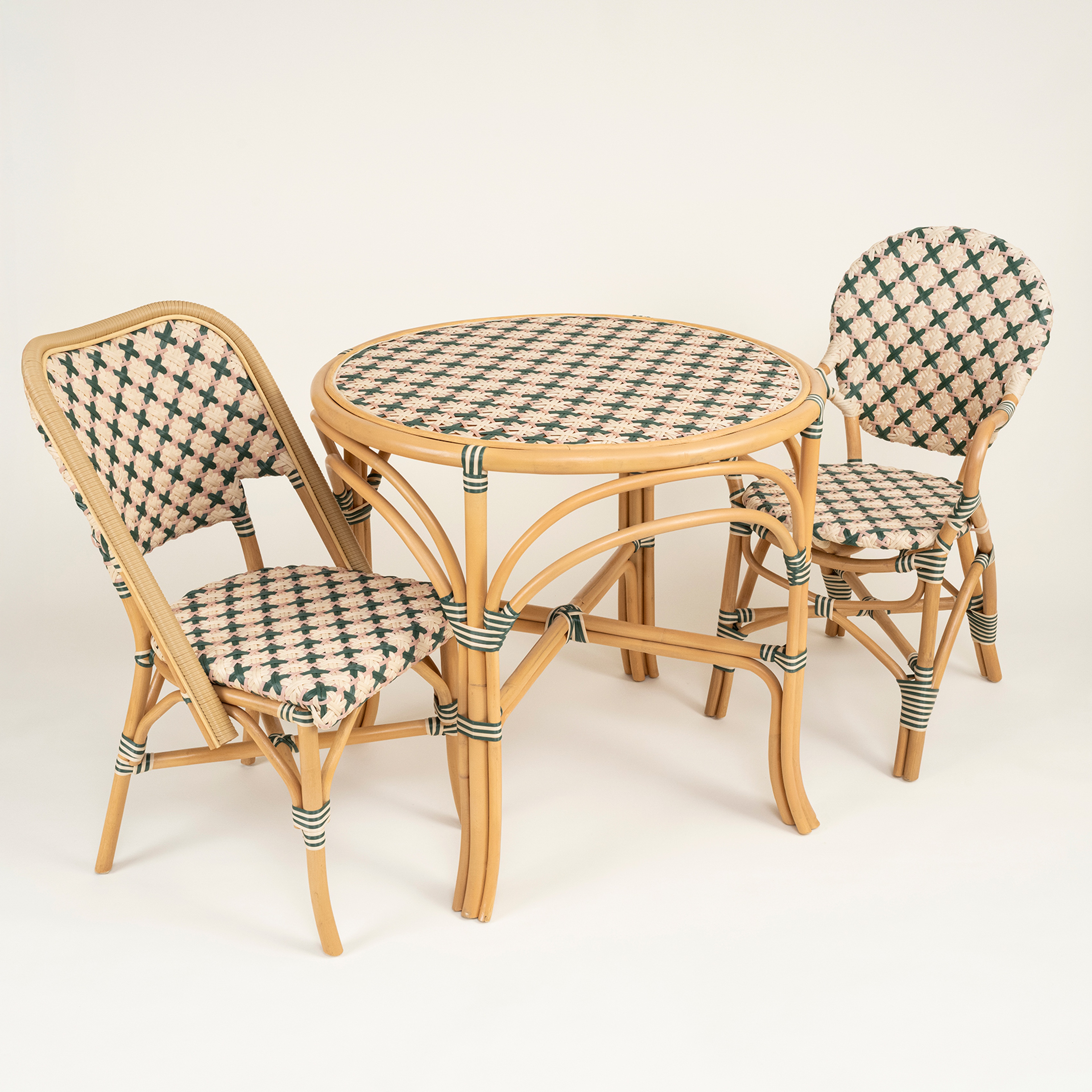 Java Rattan - Synthetıc Sandalye 58x48x90 Cm Yeşil