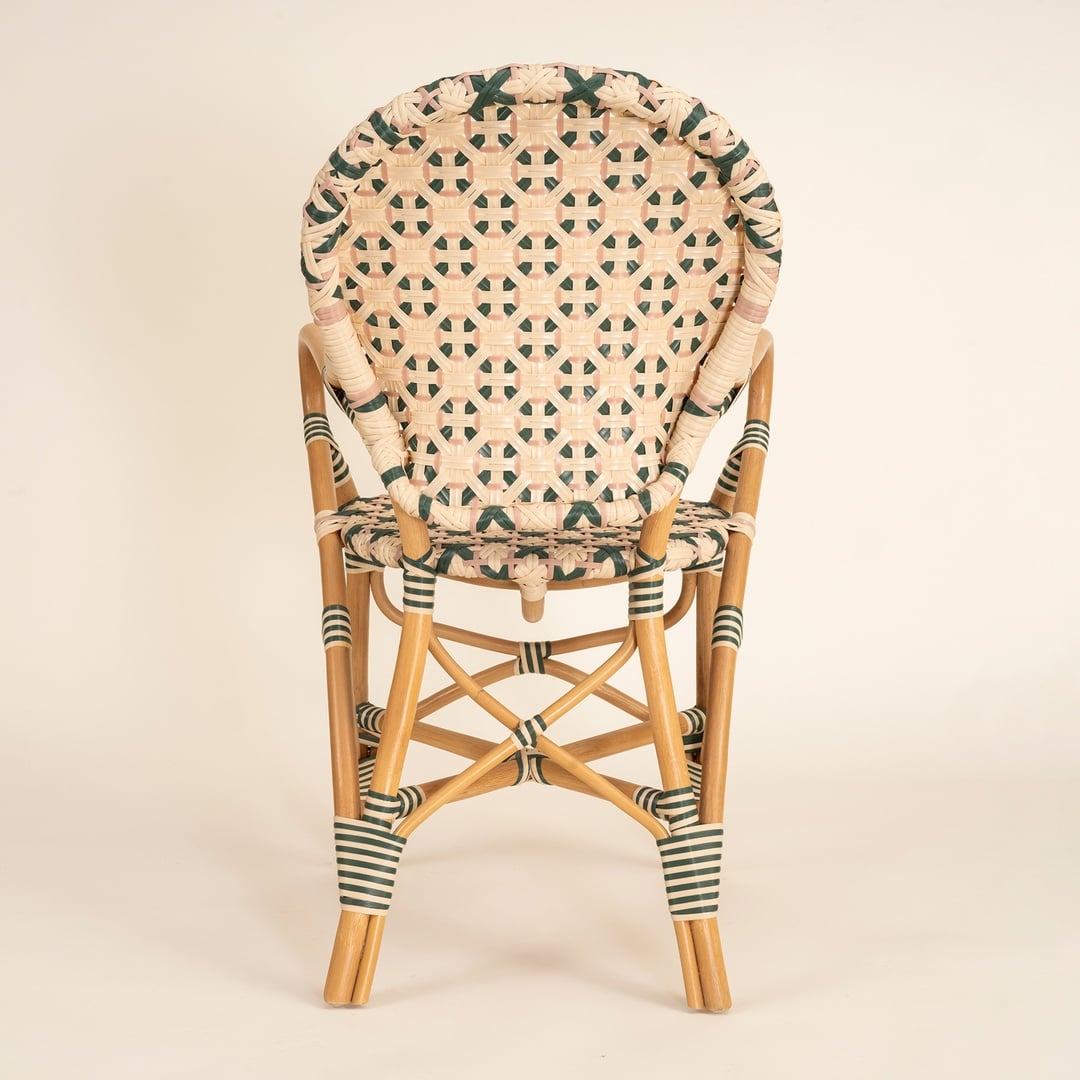 Java Rattan - Synthetıc Sandalye 56,5x49,5x92 Cm Yeşil
