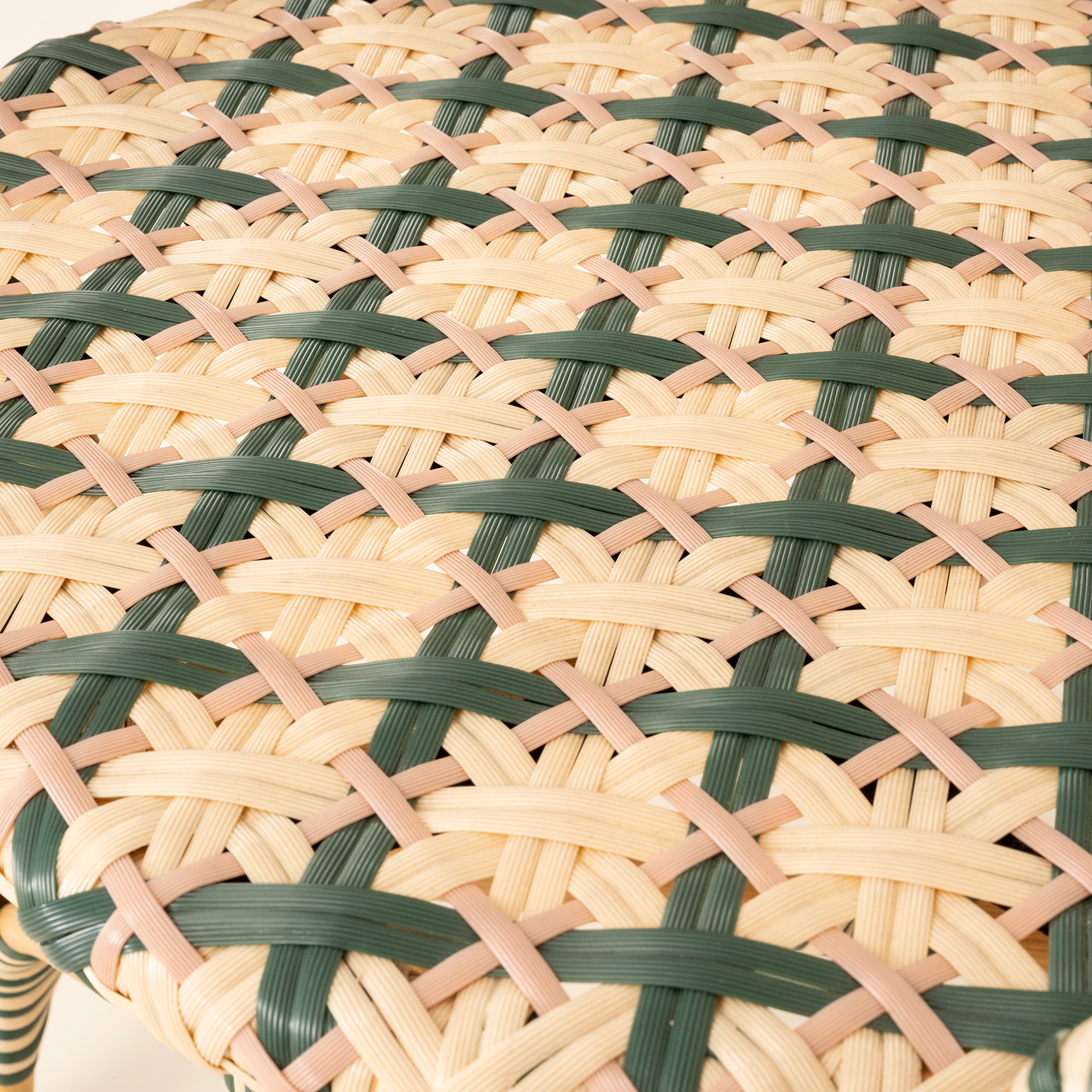 Java Rattan - Synthetıc Sandalye 56,5x49,5x92 Cm Yeşil