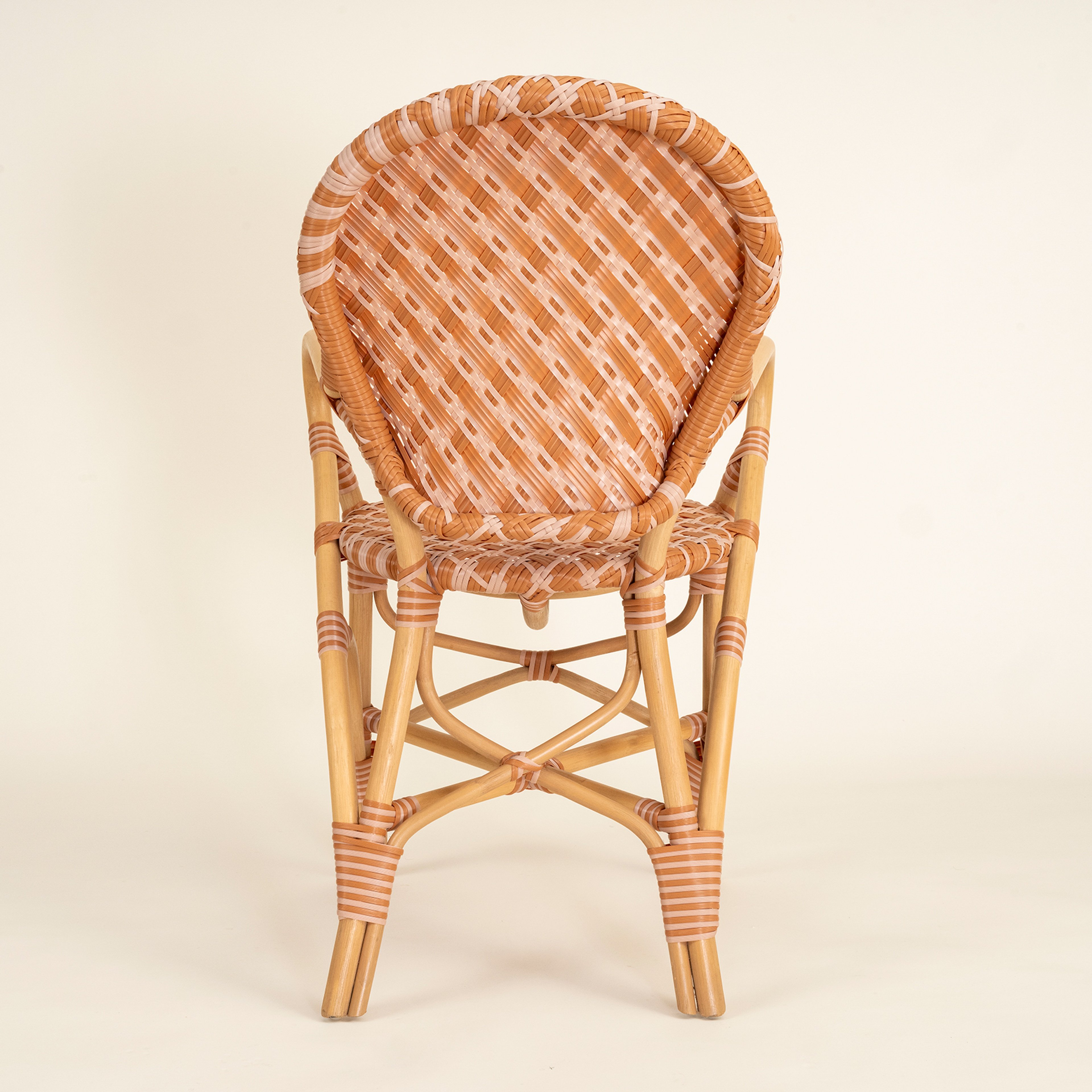 Java Rattan - Synthetıc Sandalye 56,5x49,5x92 Cm Turuncu