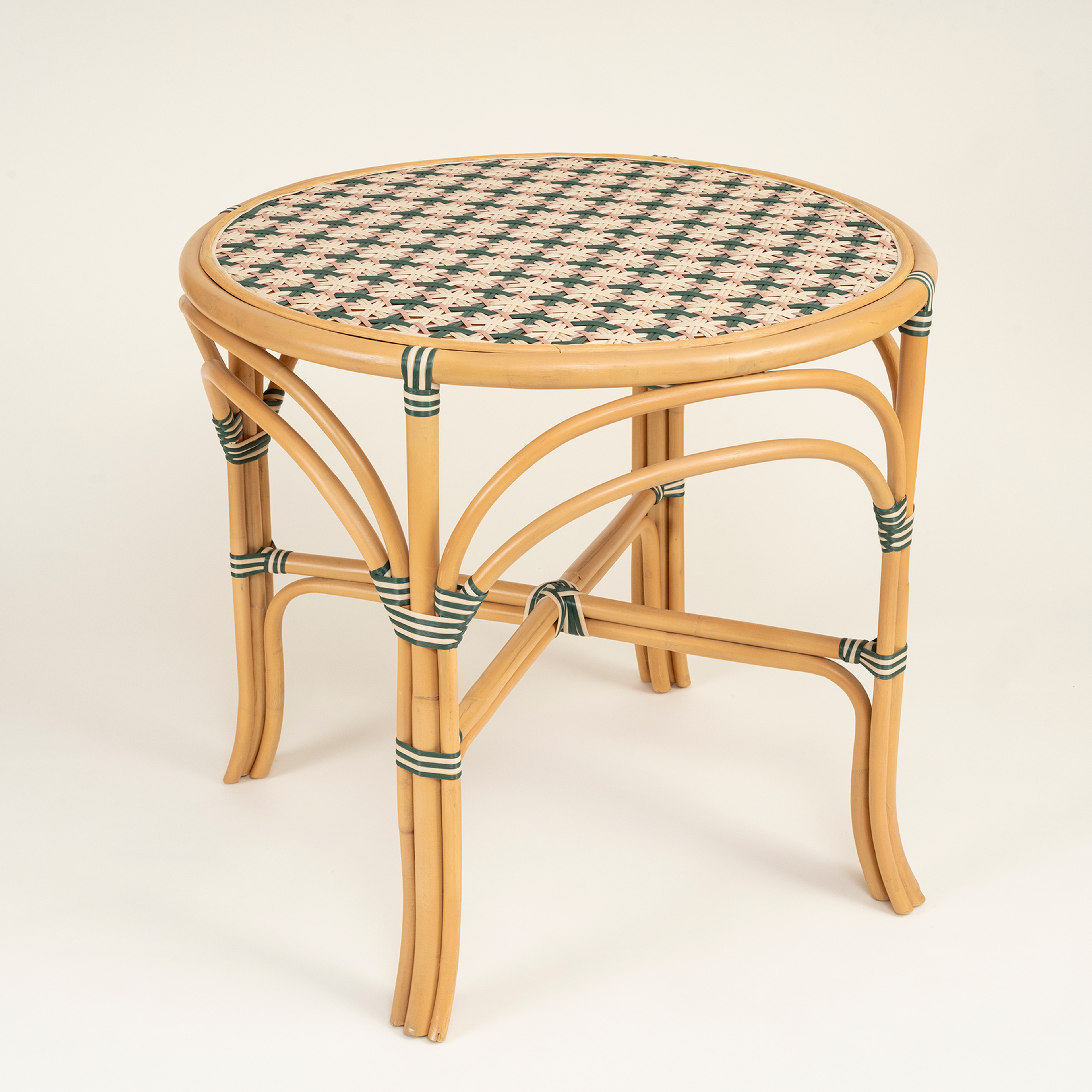 Java Rattan - Synthetıc Yemek Masası 86x86x76 Cm Yeşil