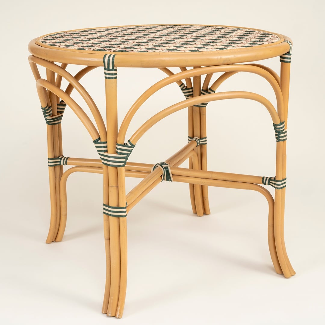 Java Rattan - Synthetıc Yemek Masası 86x86x76 Cm Yeşil