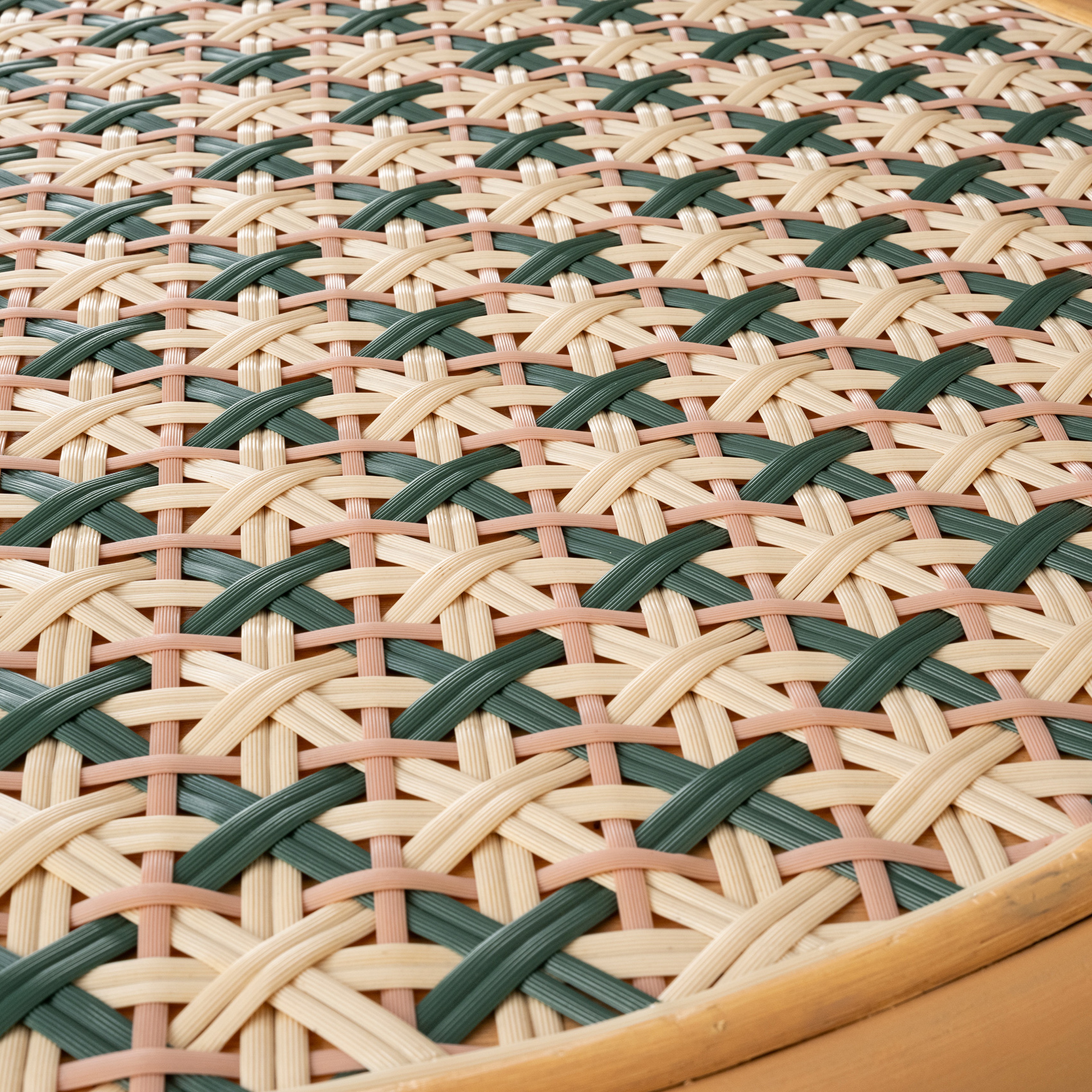 Java Rattan - Synthetıc Yemek Masası 86x86x76 Cm Yeşil