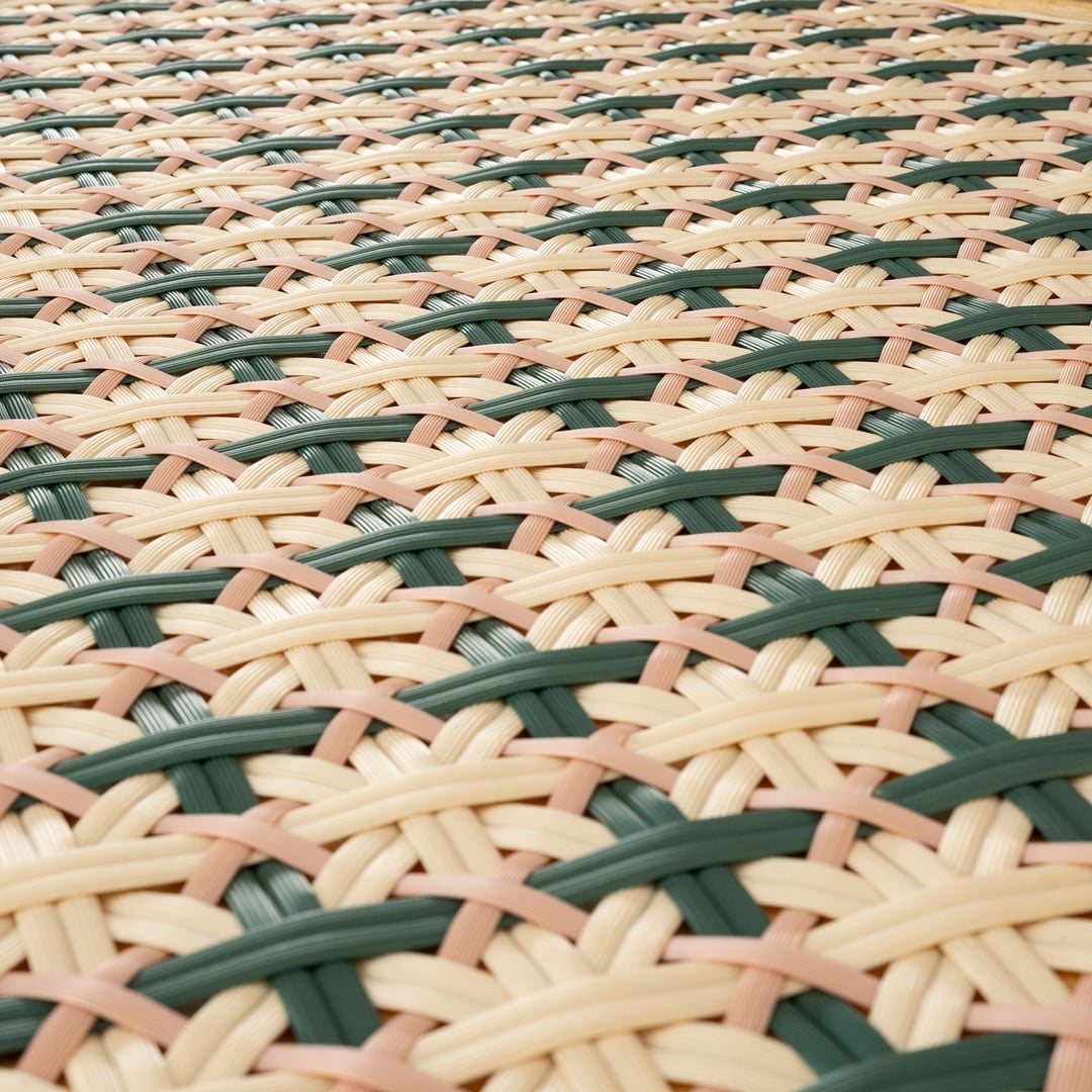 Java Rattan - Synthetıc Orta Sehpa 91.5x91.5x41 Cm Yeşil