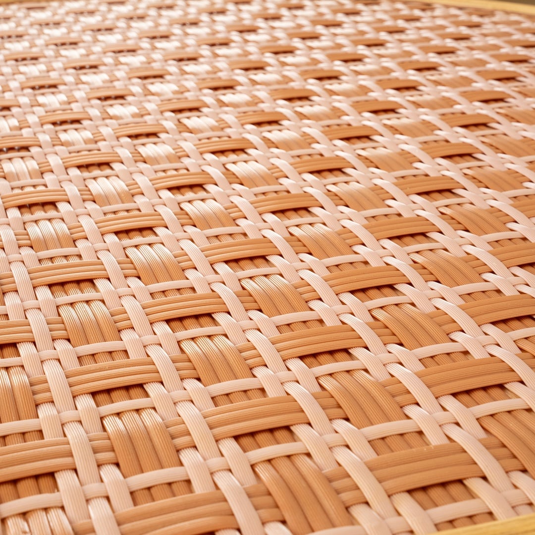 Java Rattan - Synthetıc Orta Sehpa 91.5x91.5x41 Cm Turuncu