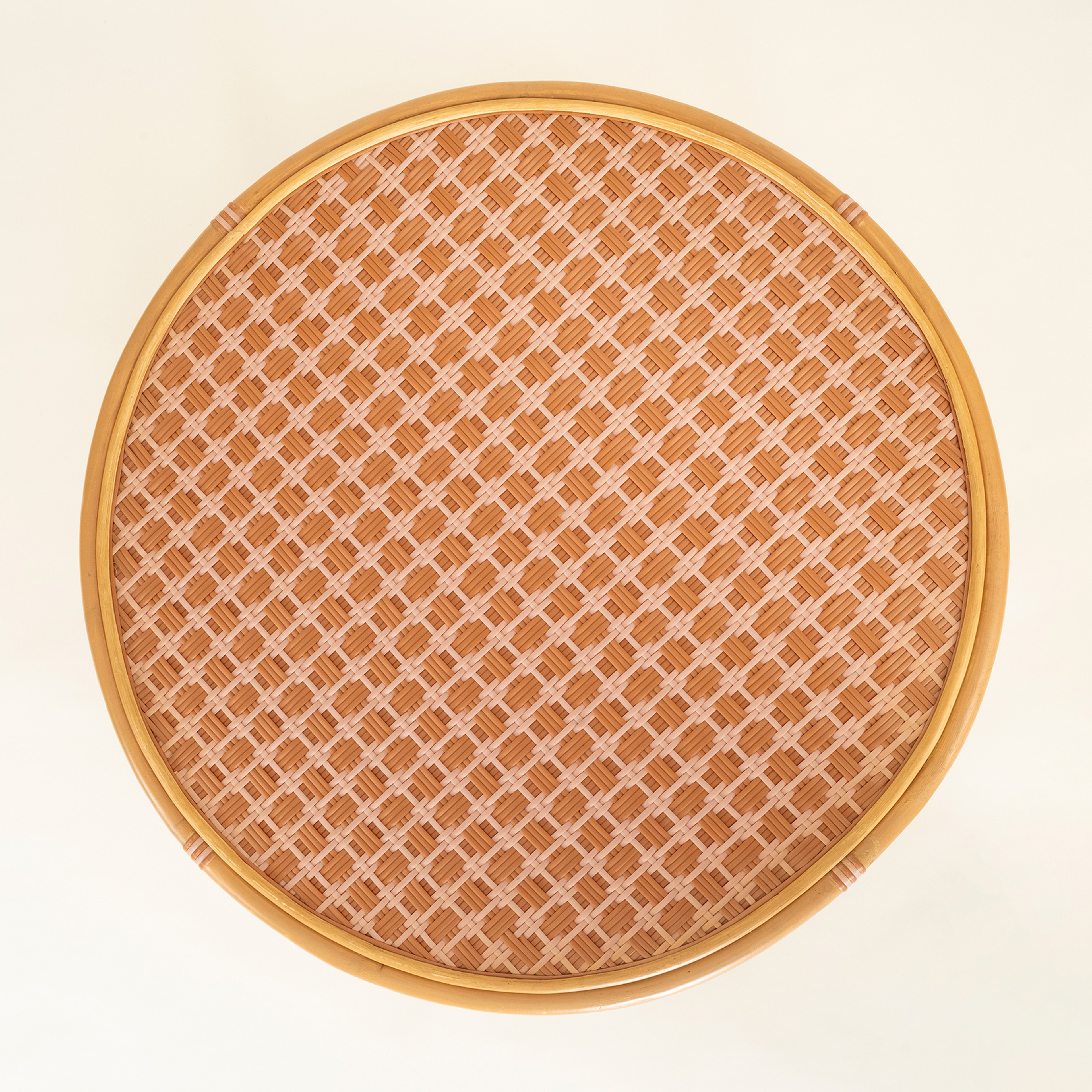 Java Rattan - Synthetıc Orta Sehpa 91.5x91.5x41 Cm Turuncu