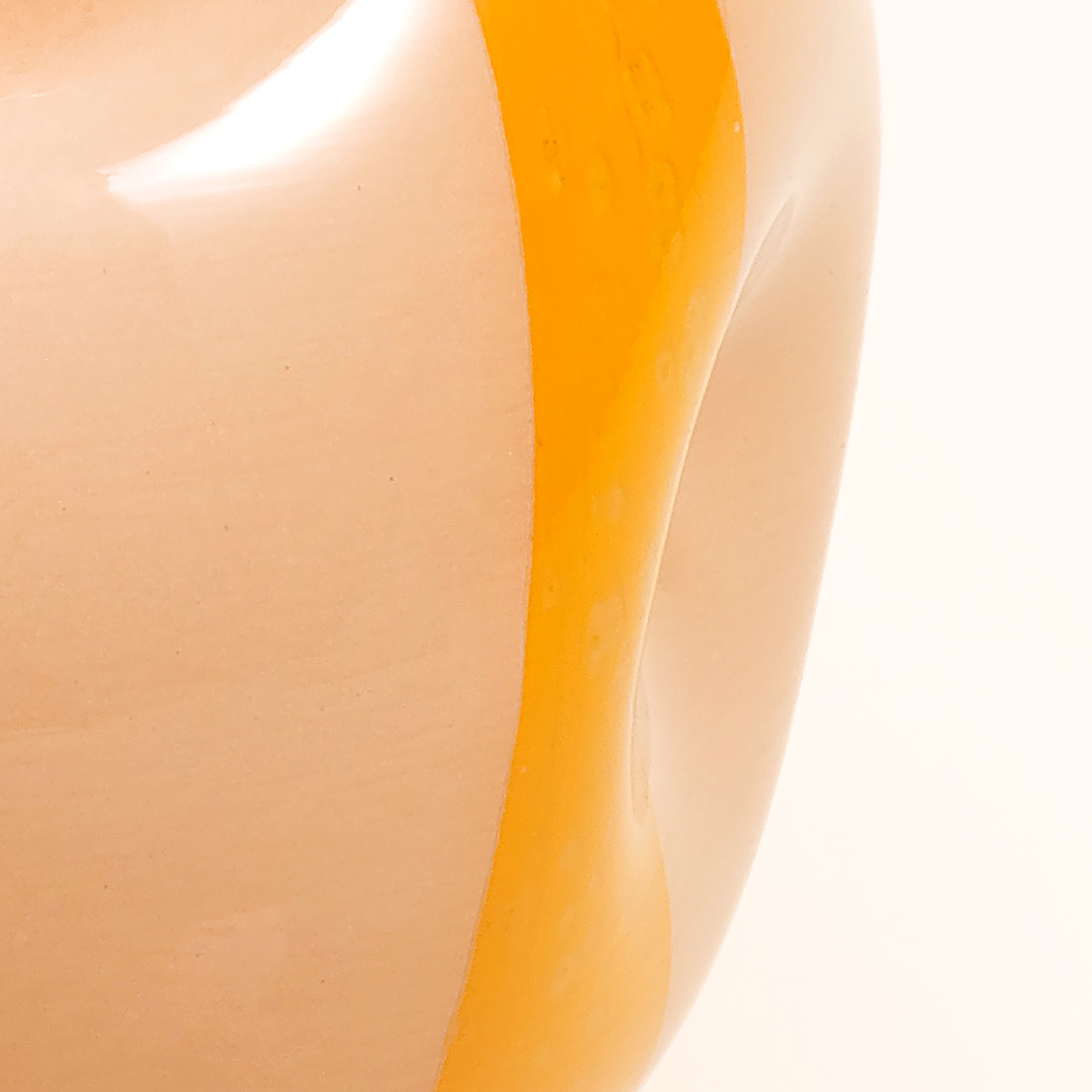 Macau Cam Vazo 20 Cm Sarı