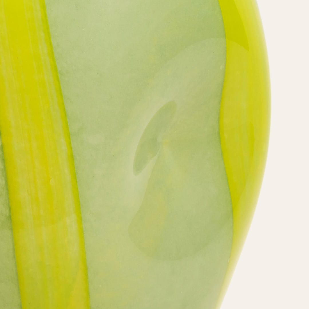 Macau Cam Vazo 35 Cm Yeşil