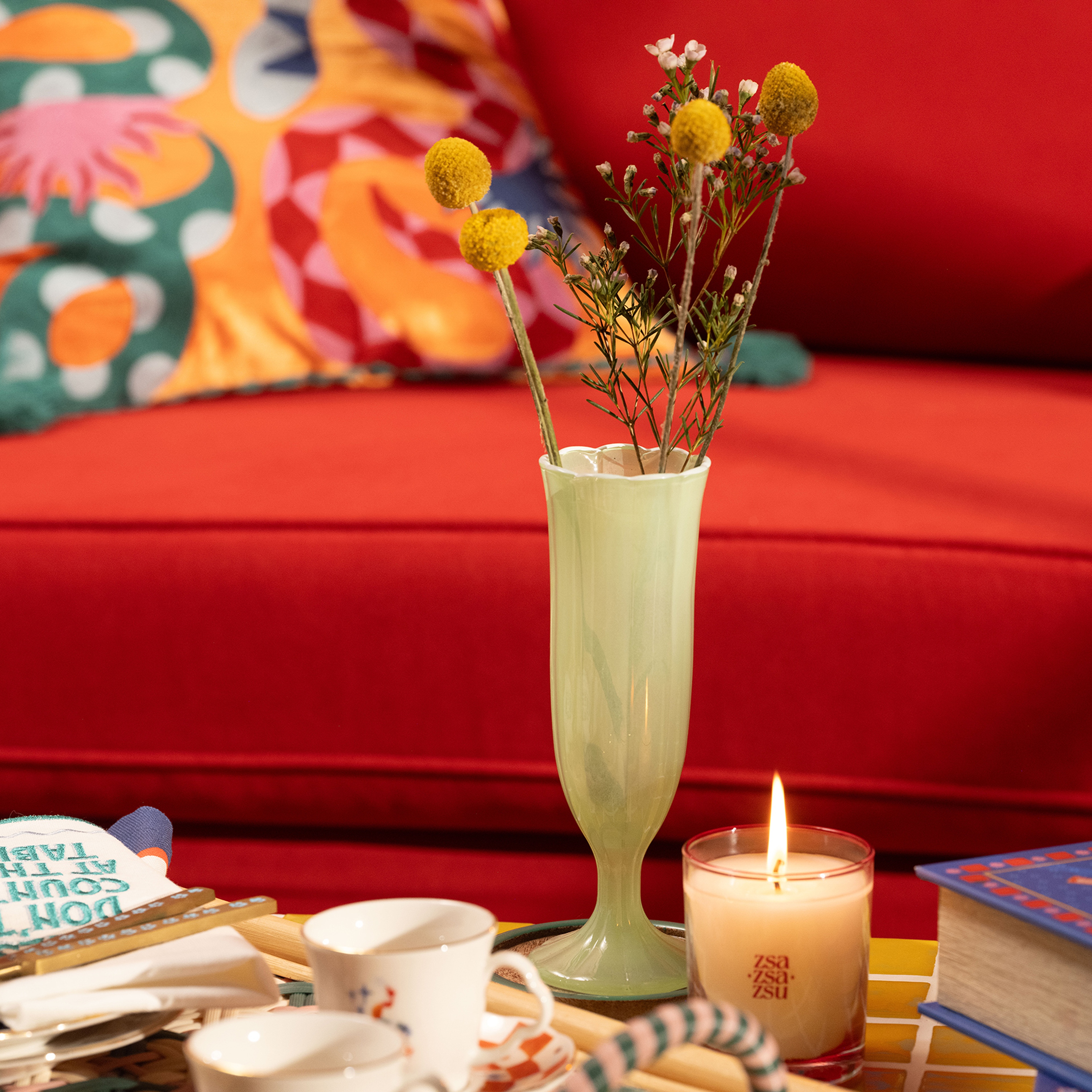 Loess Cam Kadeh 180 Ml Yeşil