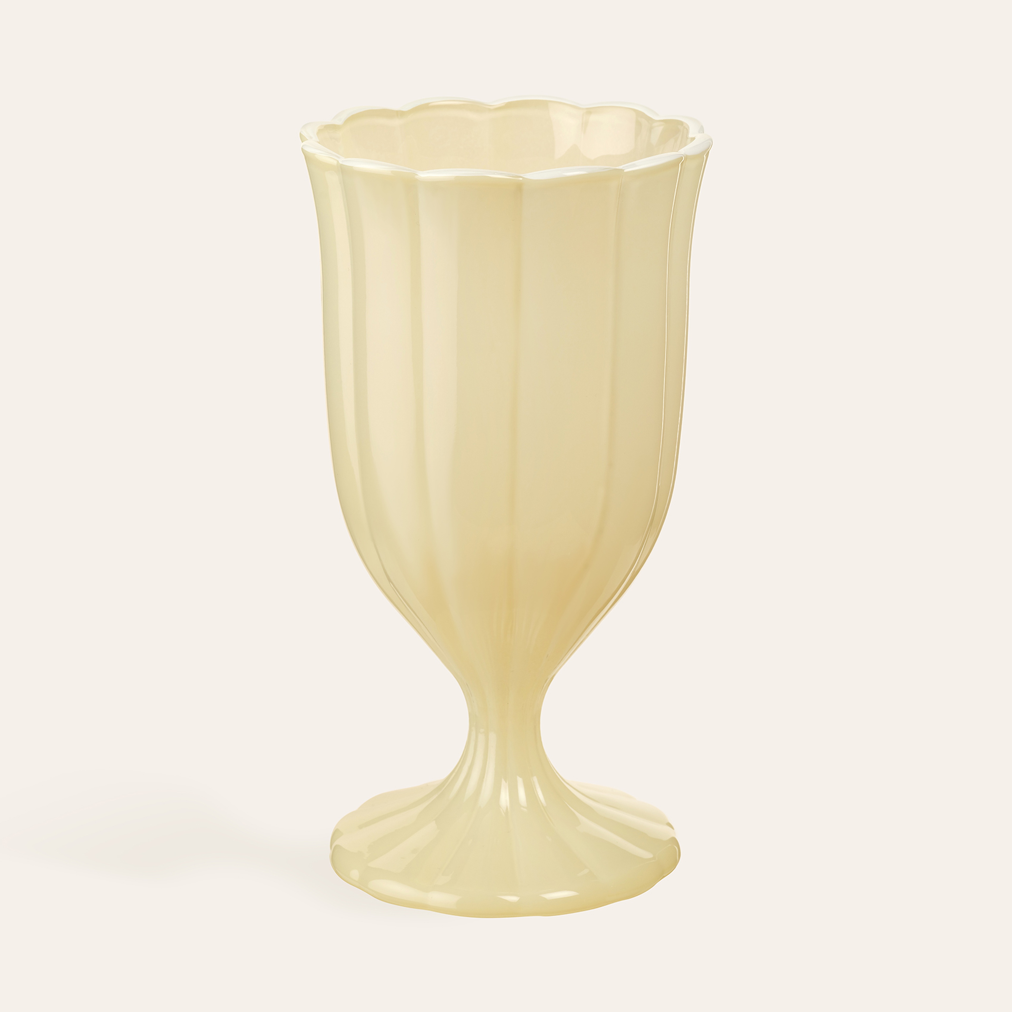 Loess Cam Kadeh 330 Ml Sarı