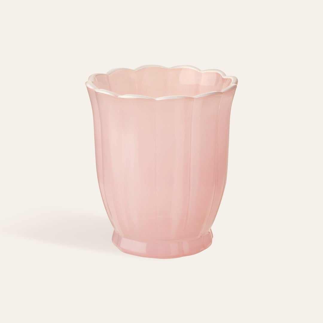 Loess Cam Su Bardağı 380 Ml Pembe