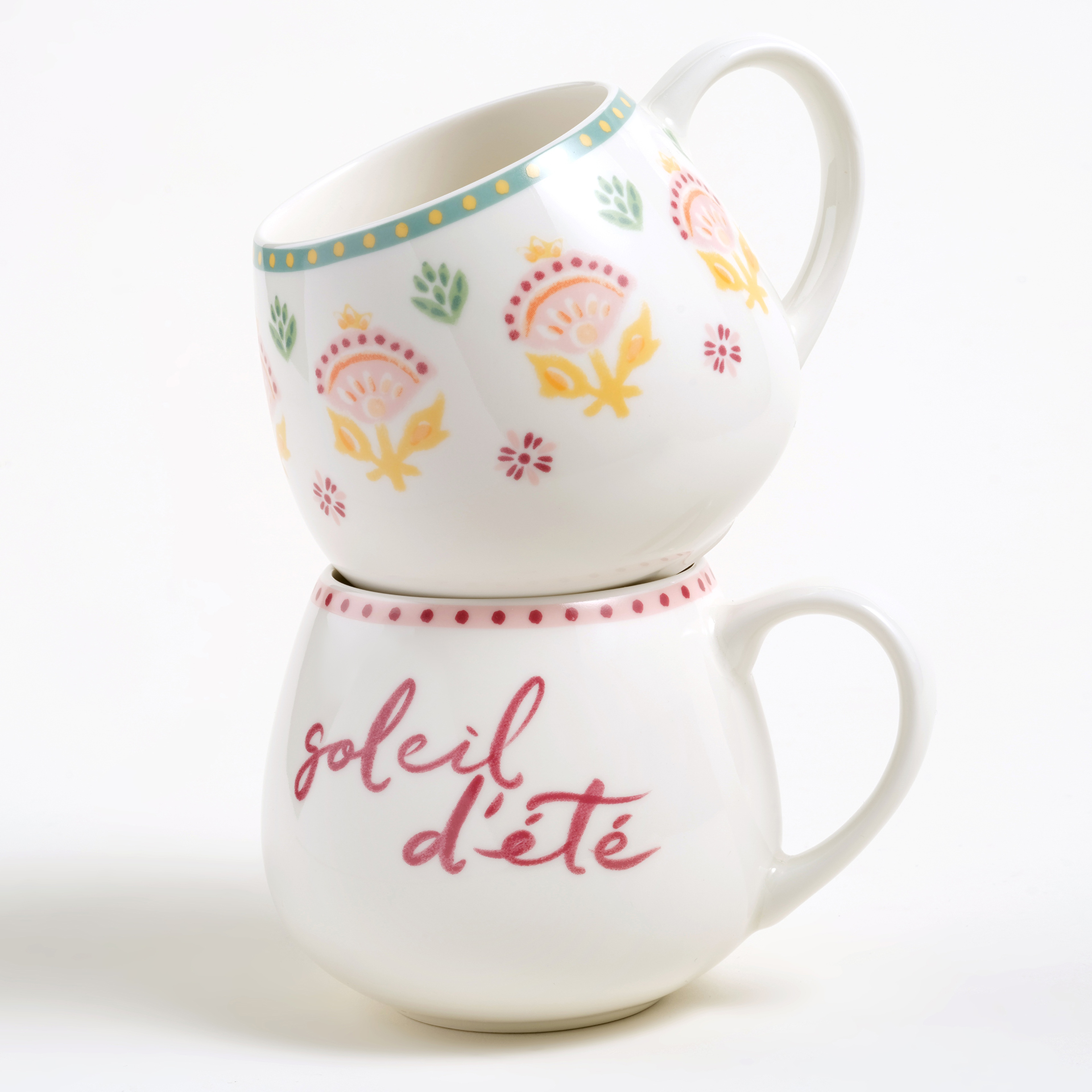 Luohu Porselen Kupa 400 Ml Renkli