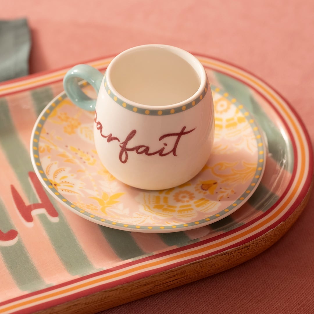 Luohu Porselen Kahve Seti 5x5x6 Cm Renkli