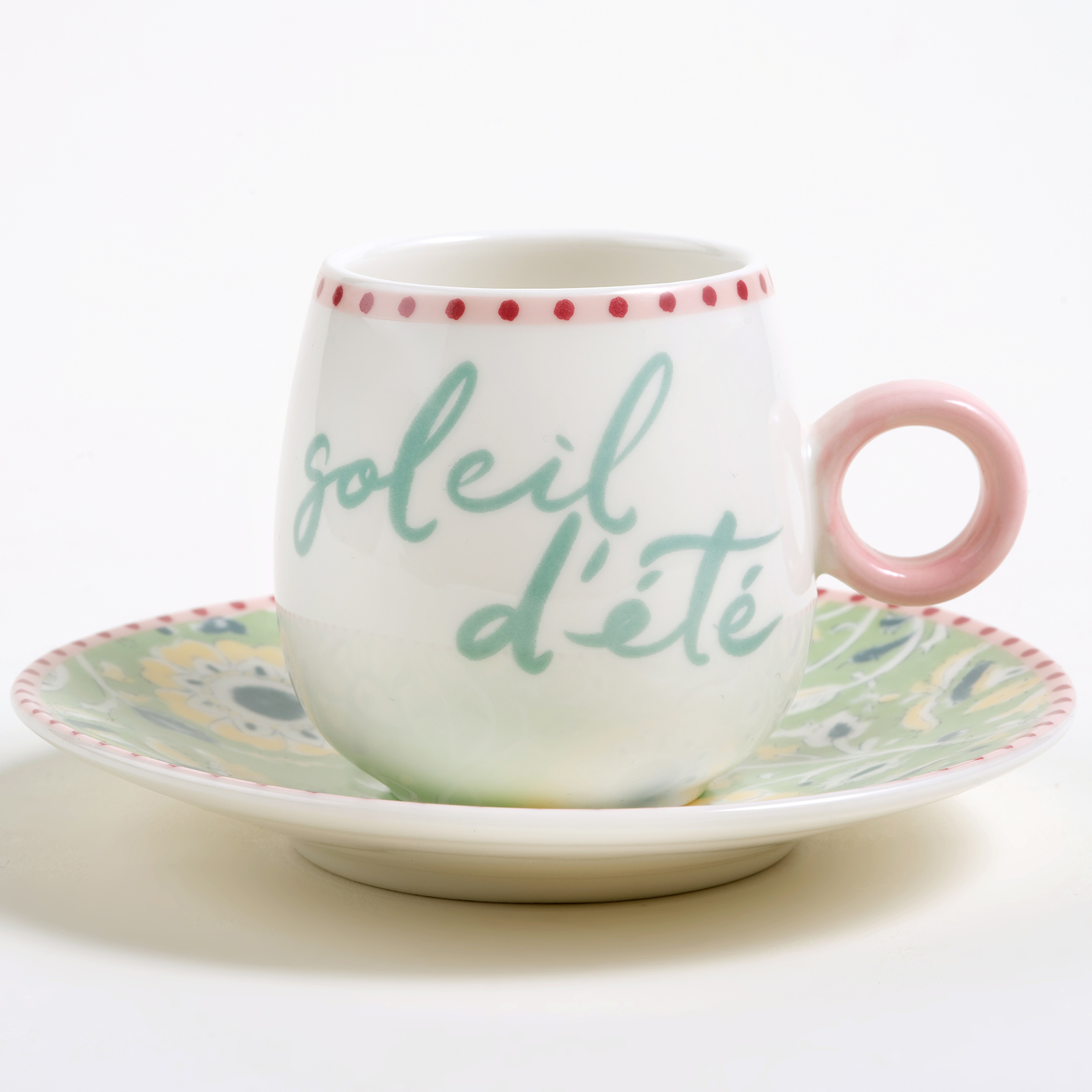 Luohu Porselen Kahve Seti 90 Ml Renkli