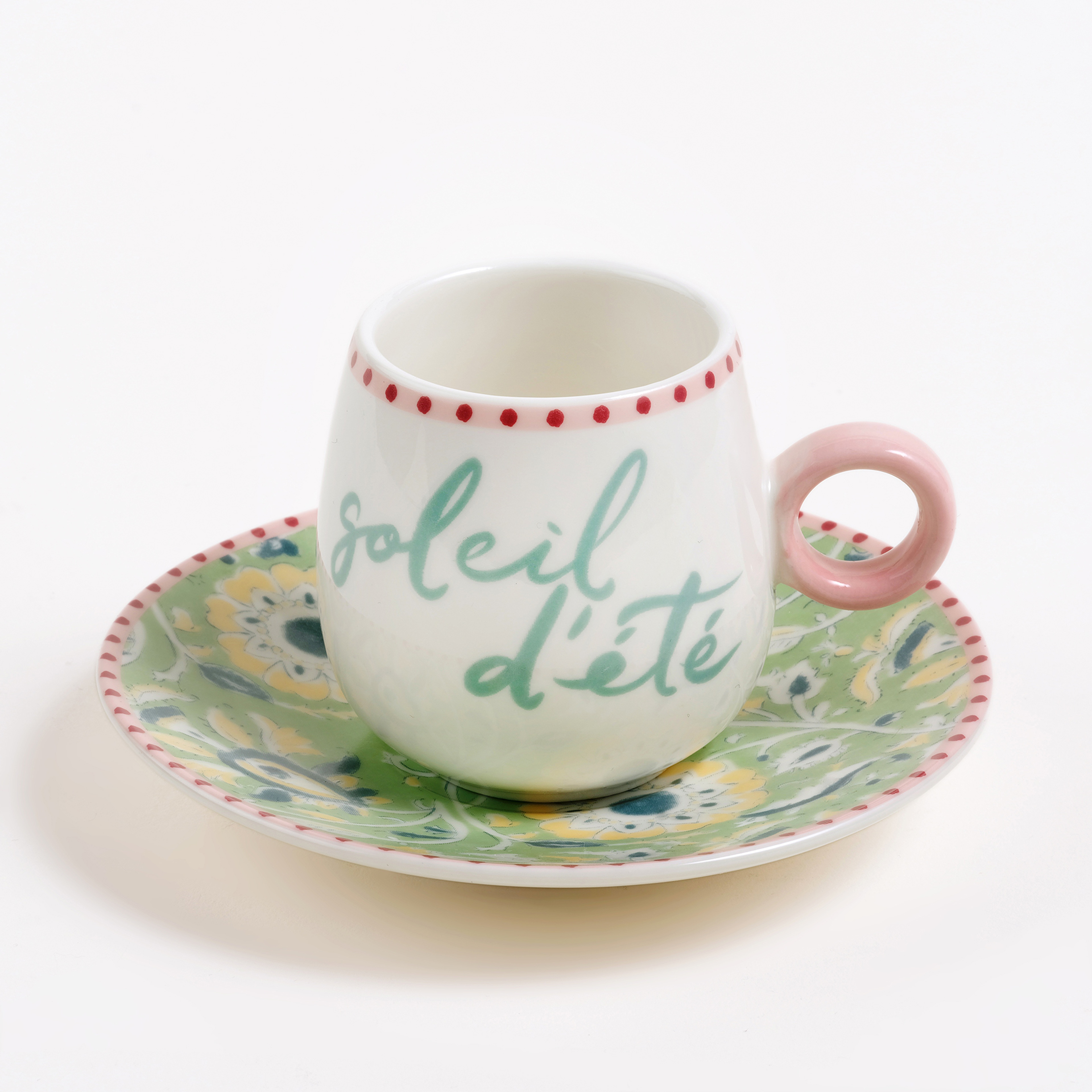 Luohu Porselen Kahve Seti 90 Ml Renkli