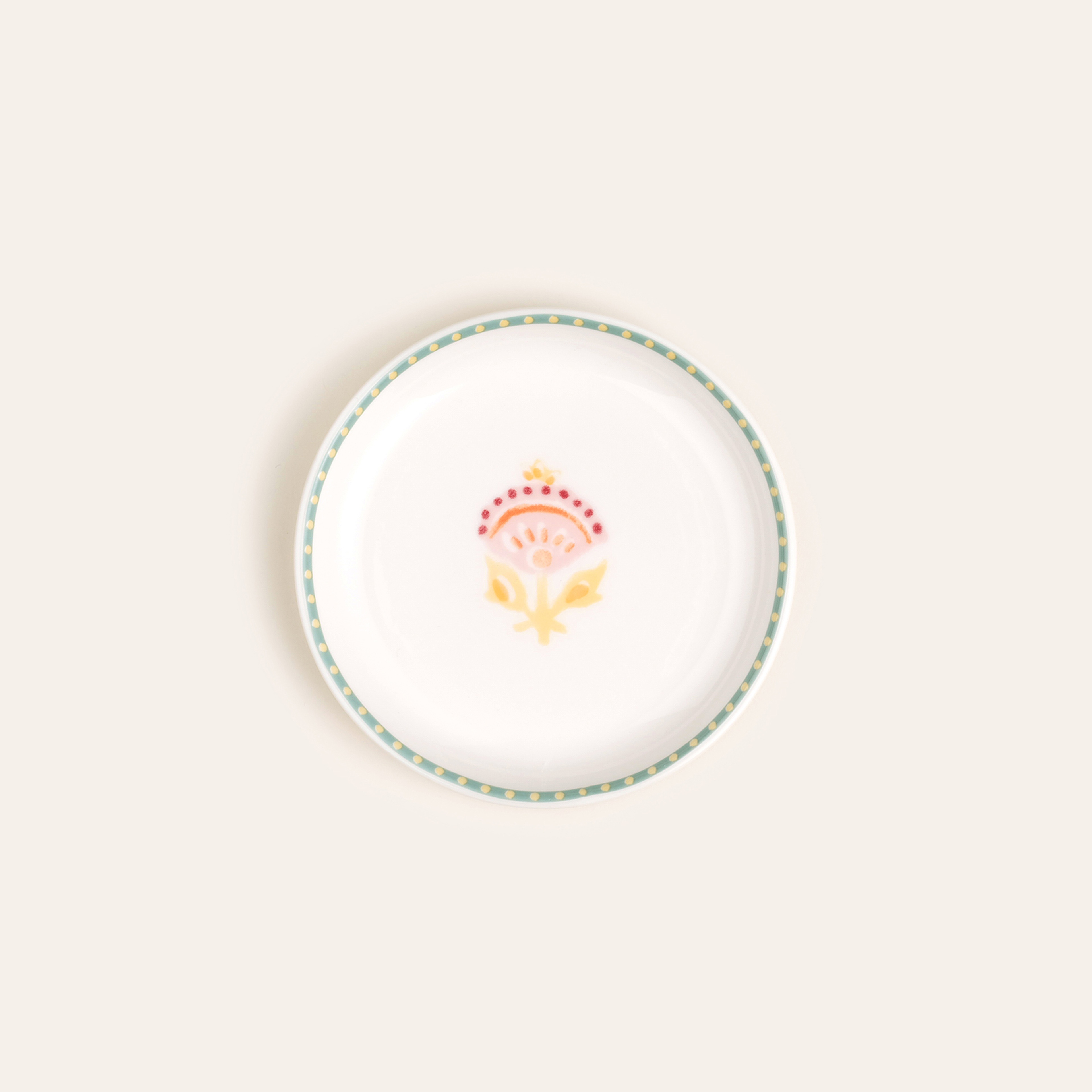 Luohu Porselen Tabak 10x10x1 Cm Renkli