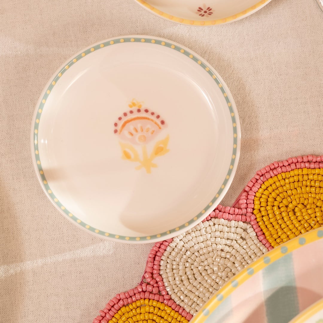 Luohu Porselen Tabak 10x10x1 Cm Renkli