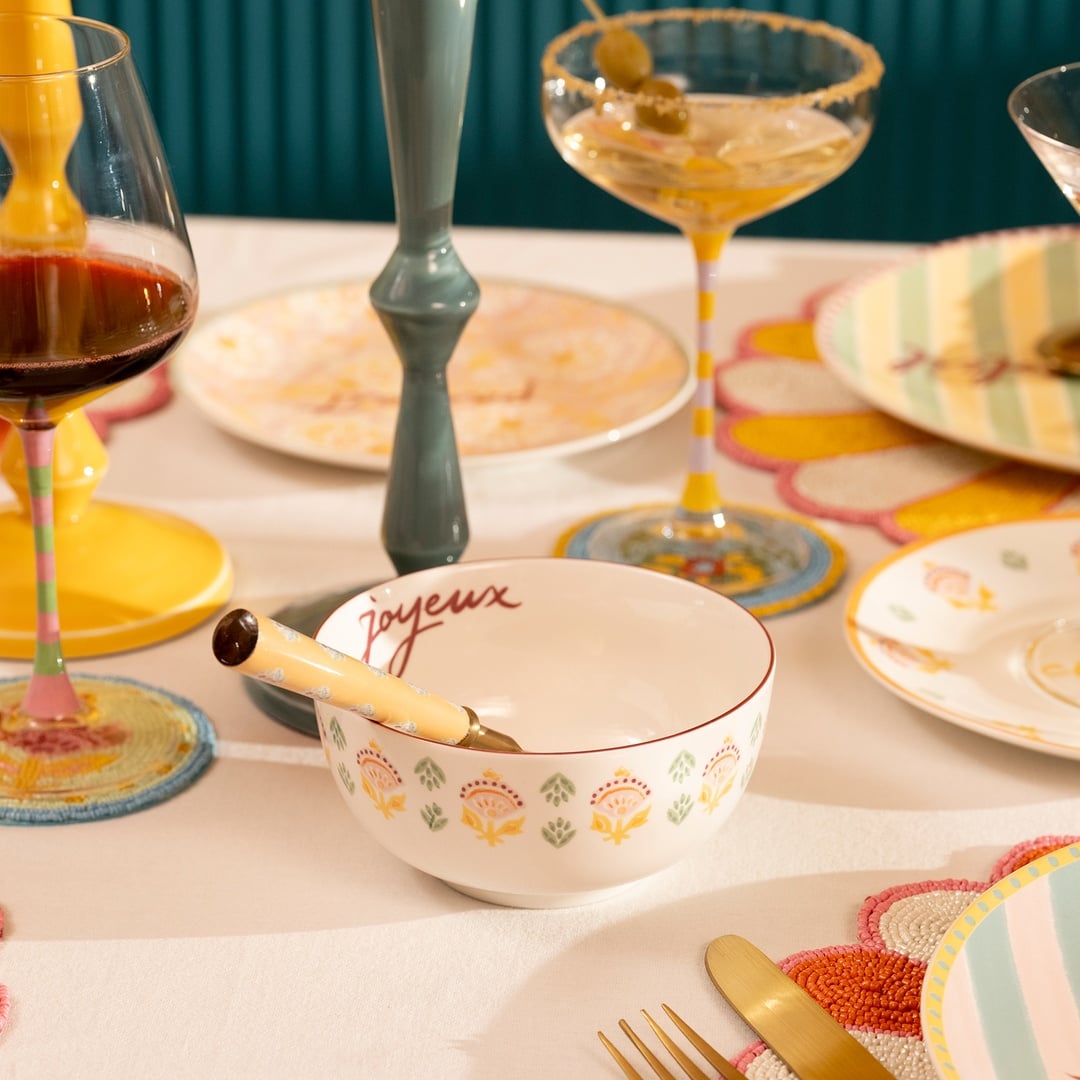 Luohu Porselen Kase 14x14x7 Cm Renkli