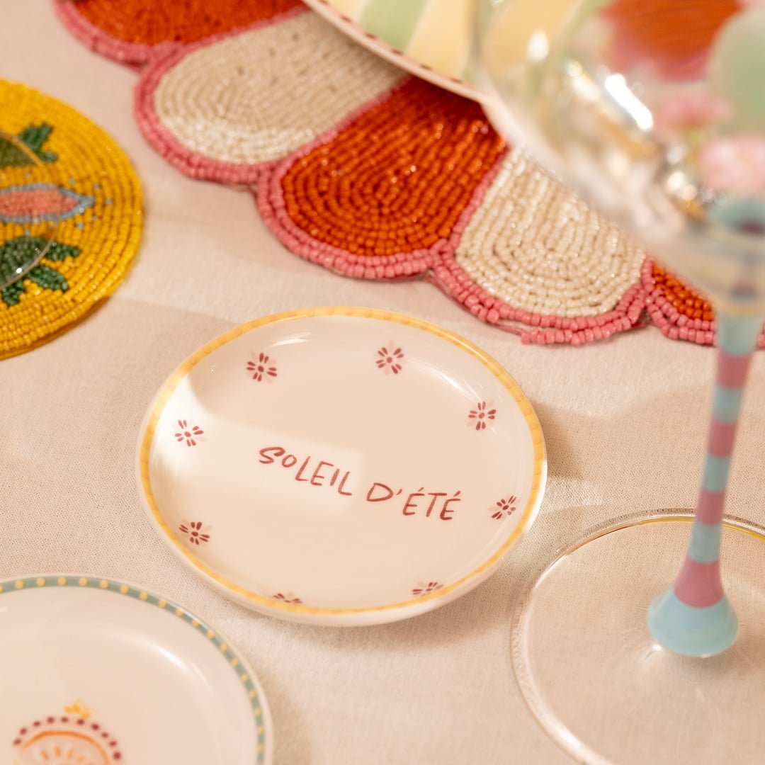 Luohu Porselen Tabak 10x10x1 Cm Renkli