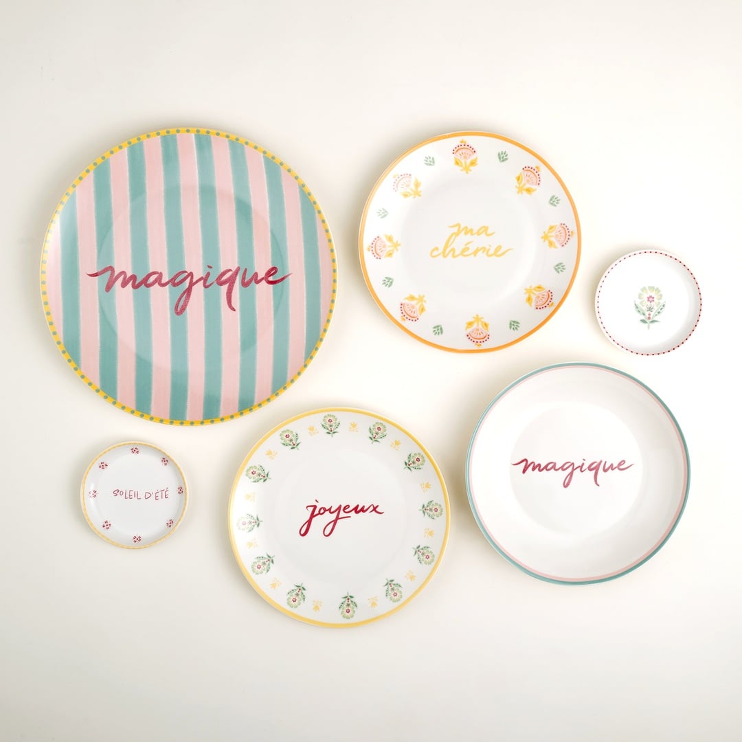 Luohu Porselen Tabak 10x10x1 Cm Renkli