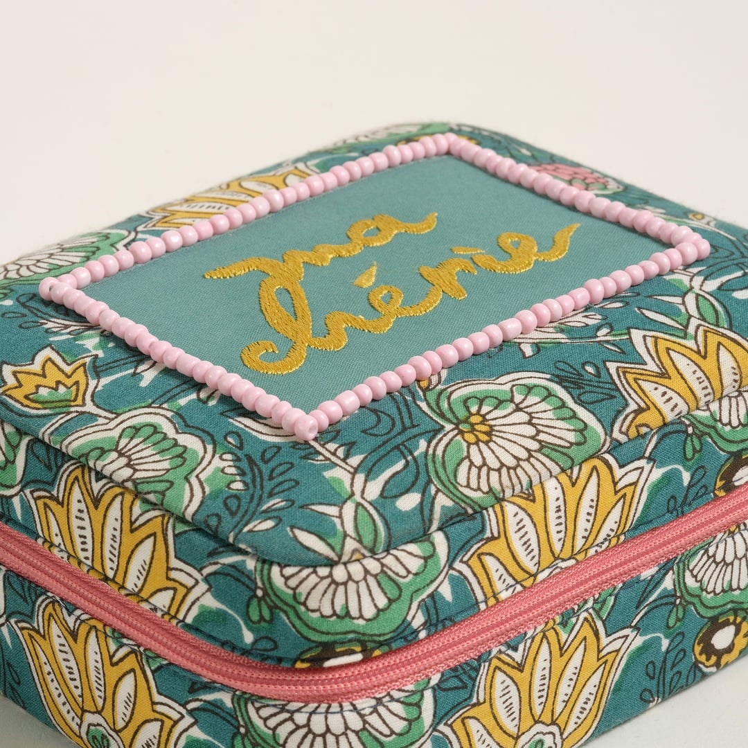 Rajpath Pamuk Dekoratif Kutu 17x15x6 Cm Yeşil