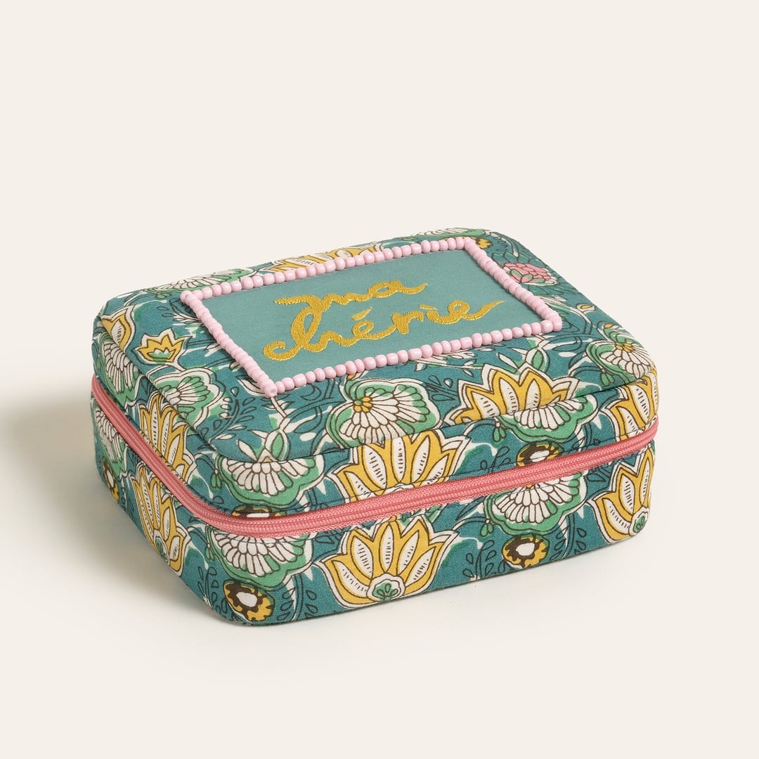 Rajpath Pamuk Dekoratif Kutu 17x15x6 Cm Yeşil