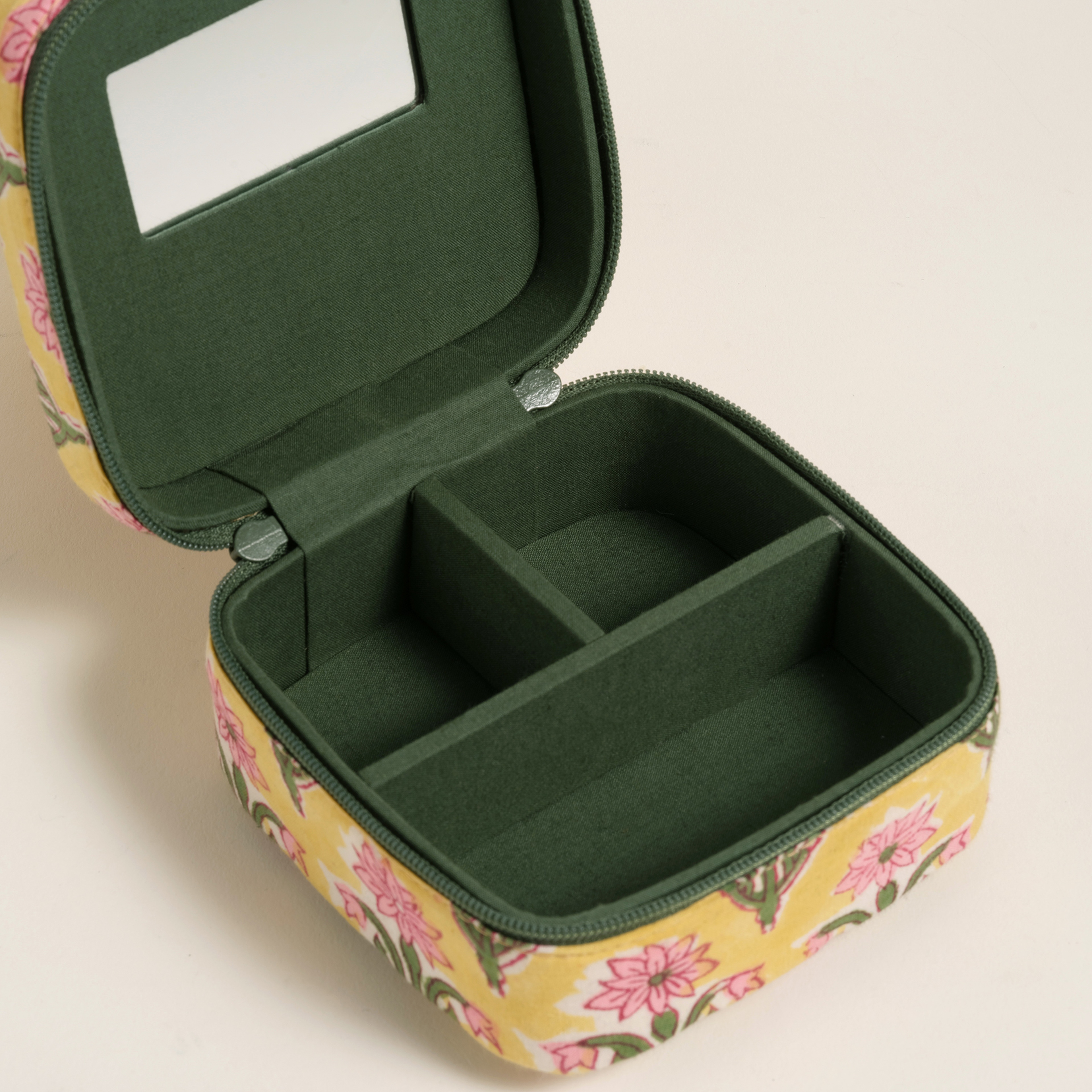 Rajpath Pamuk Dekoratif Kutu 11x11x6 Cm Sarı