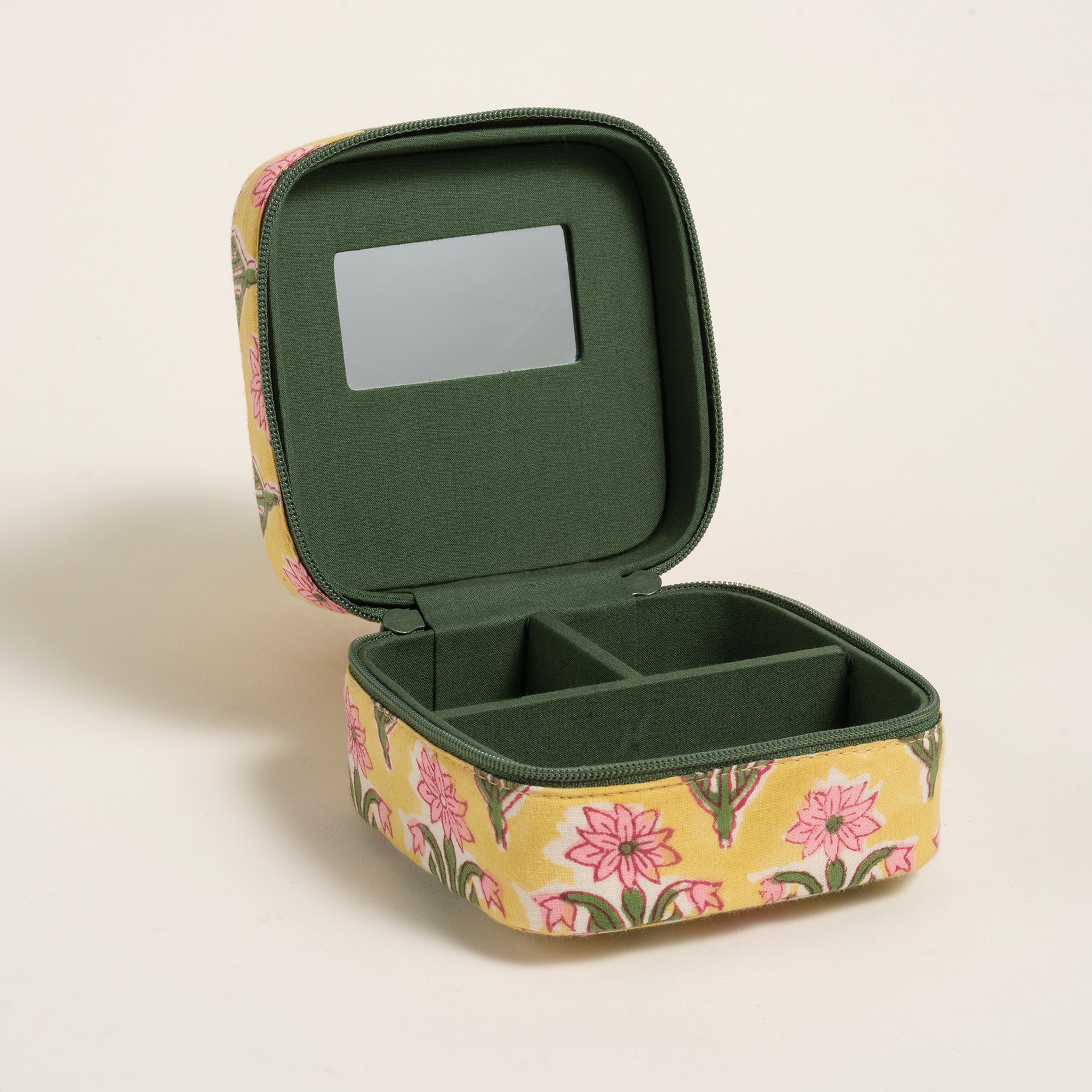 Rajpath Pamuk Dekoratif Kutu 11x11x6 Cm Sarı