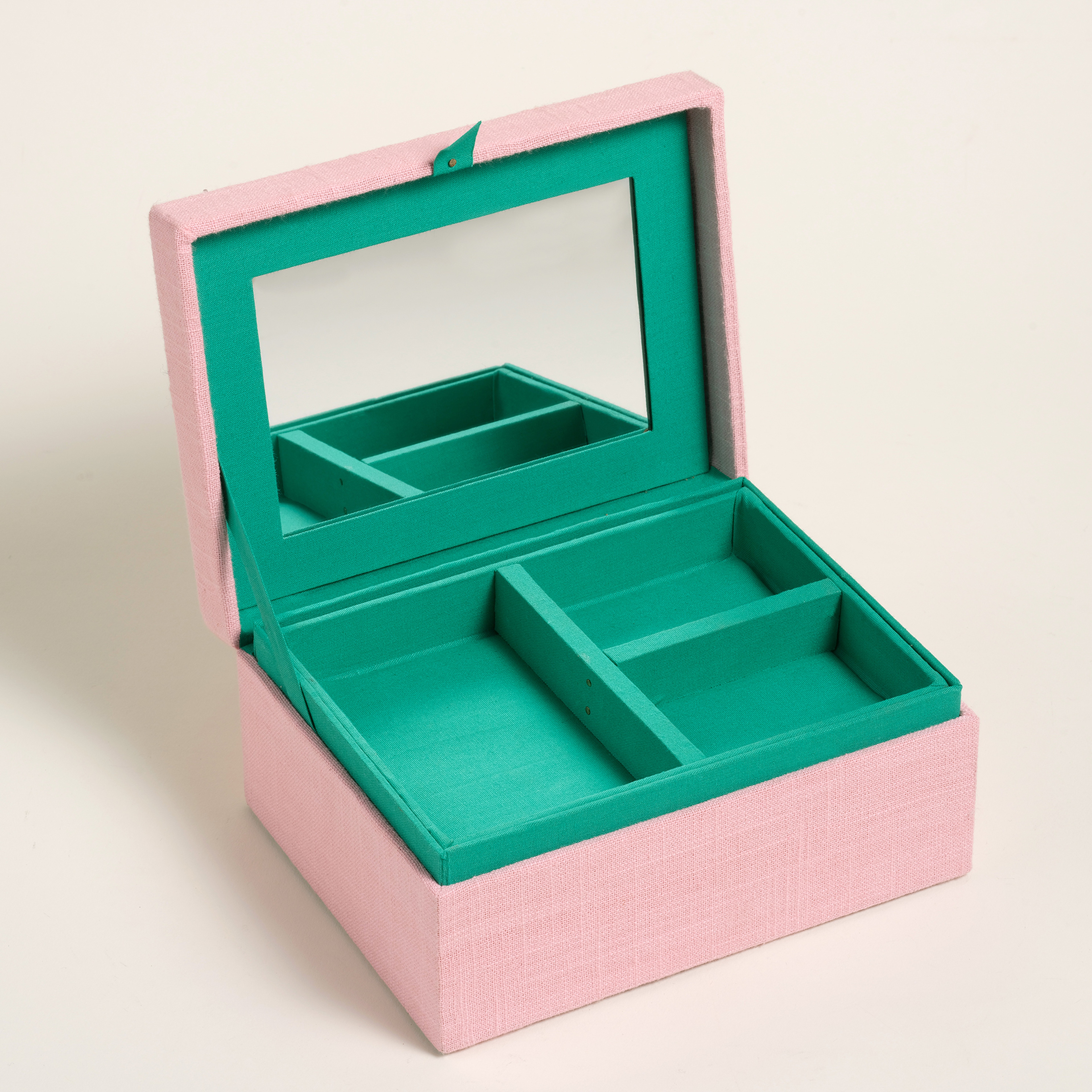 Rajpath Pamuk Dekoratif Kutu 19x14x8 Cm Pembe