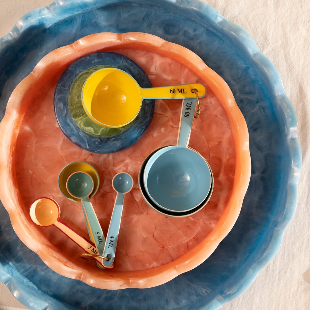 Rampur Çelik Ölçü Kaşık Seti 4x16x3 Cm Renkli