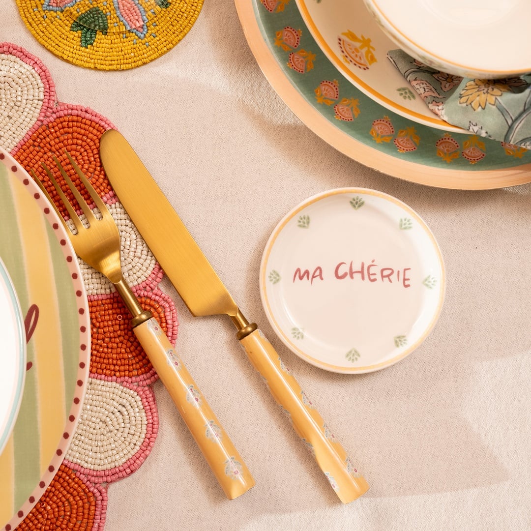 Rampur Çelik - Mango Ağacı Çkb Seti 5x23x2 Cm Sarı