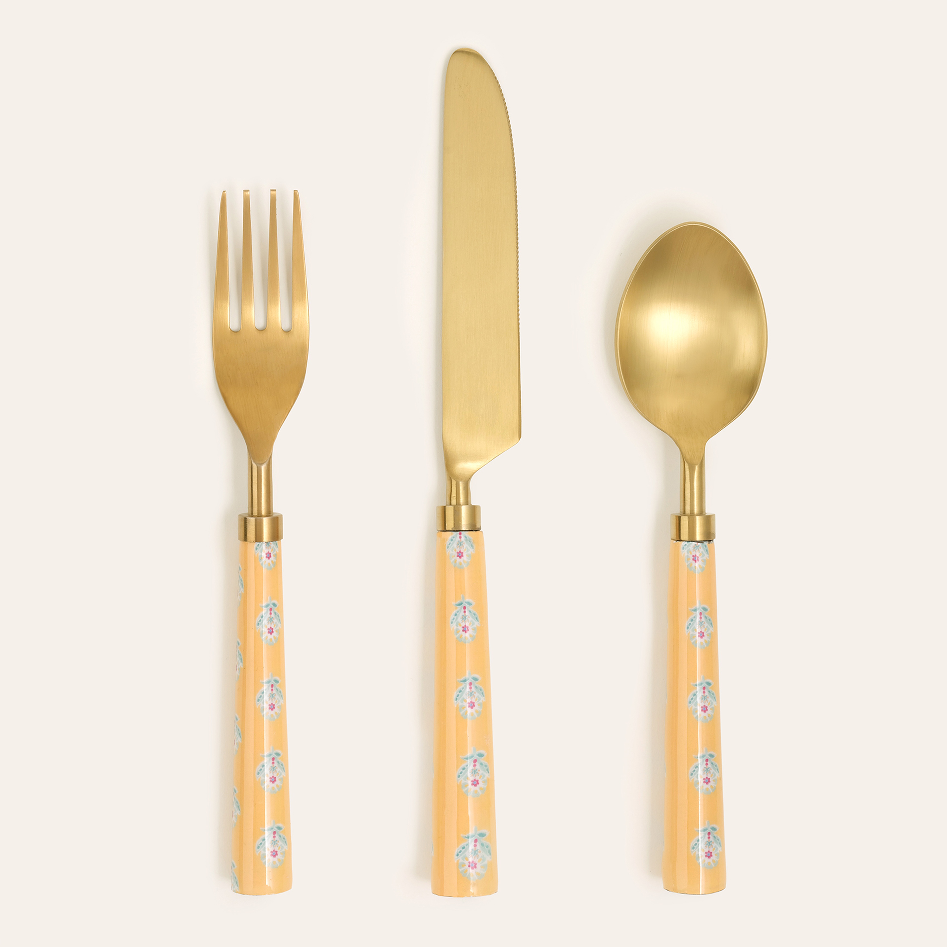 Rampur Çelik - Mango Ağacı Çkb Seti 5x23x2 Cm Sarı