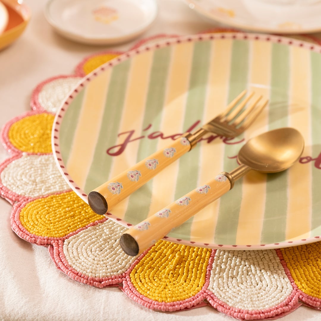 Rampur Çelik - Mango Ağacı Çkb Seti 5x23x2 Cm Sarı