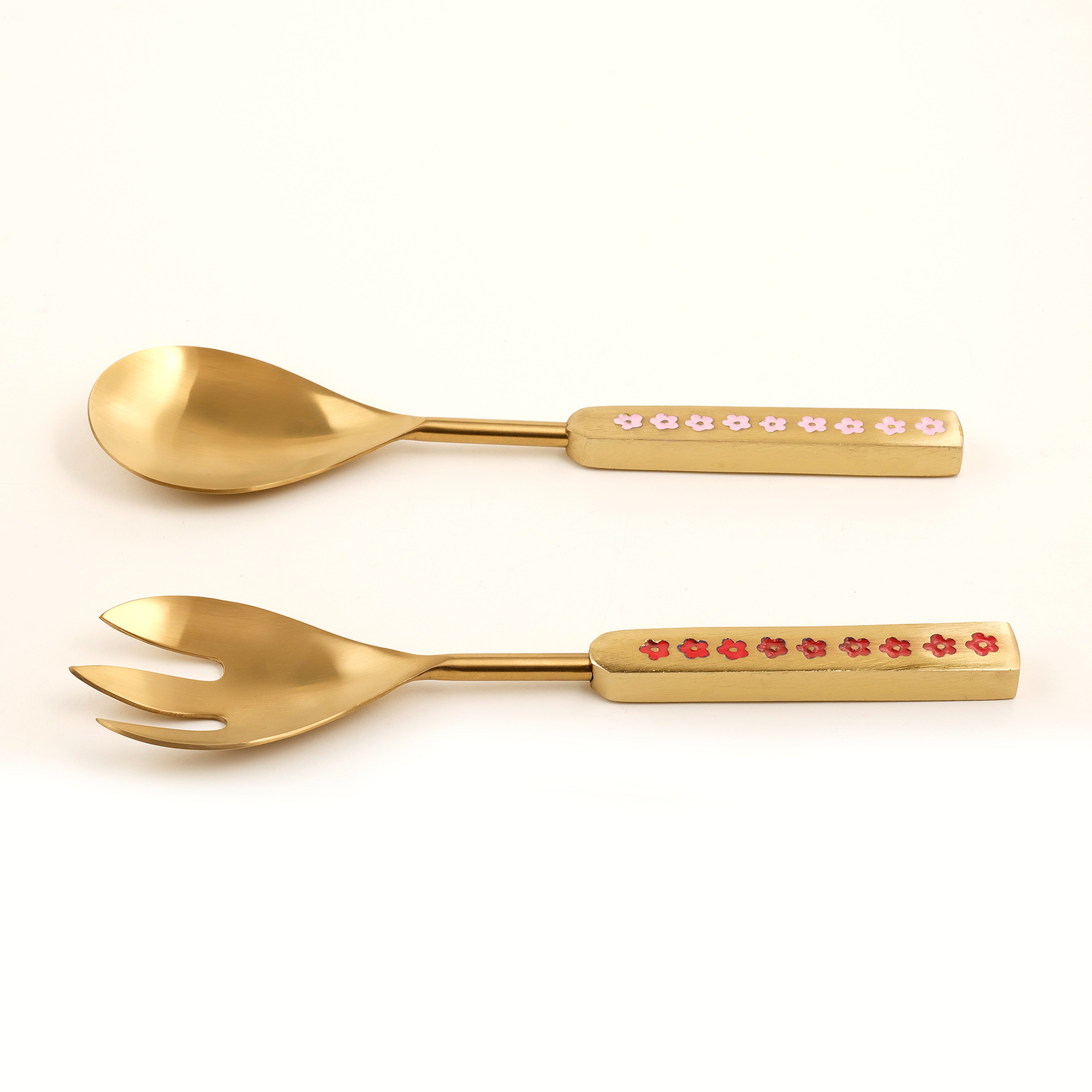 Rampur Çelik Salata Kaşık Seti 31x11x2 Cm Renkli