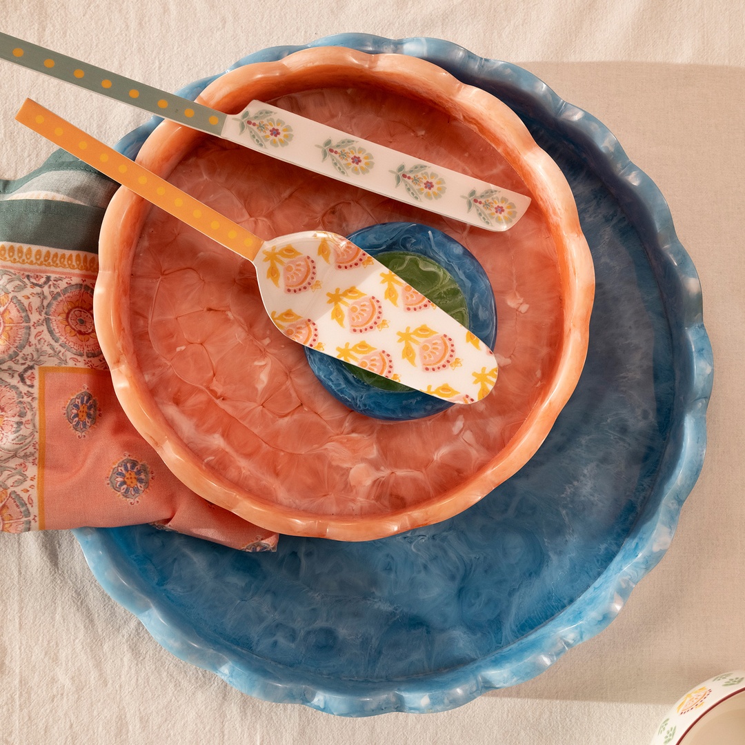 Rampur Çelik Servis Seti 30x10x2 Cm Renkli