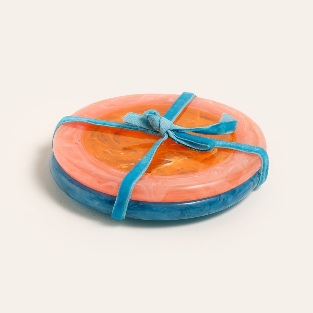 Tanda Reçine Bardak Altlığı 10x10x1 Cm Renkli