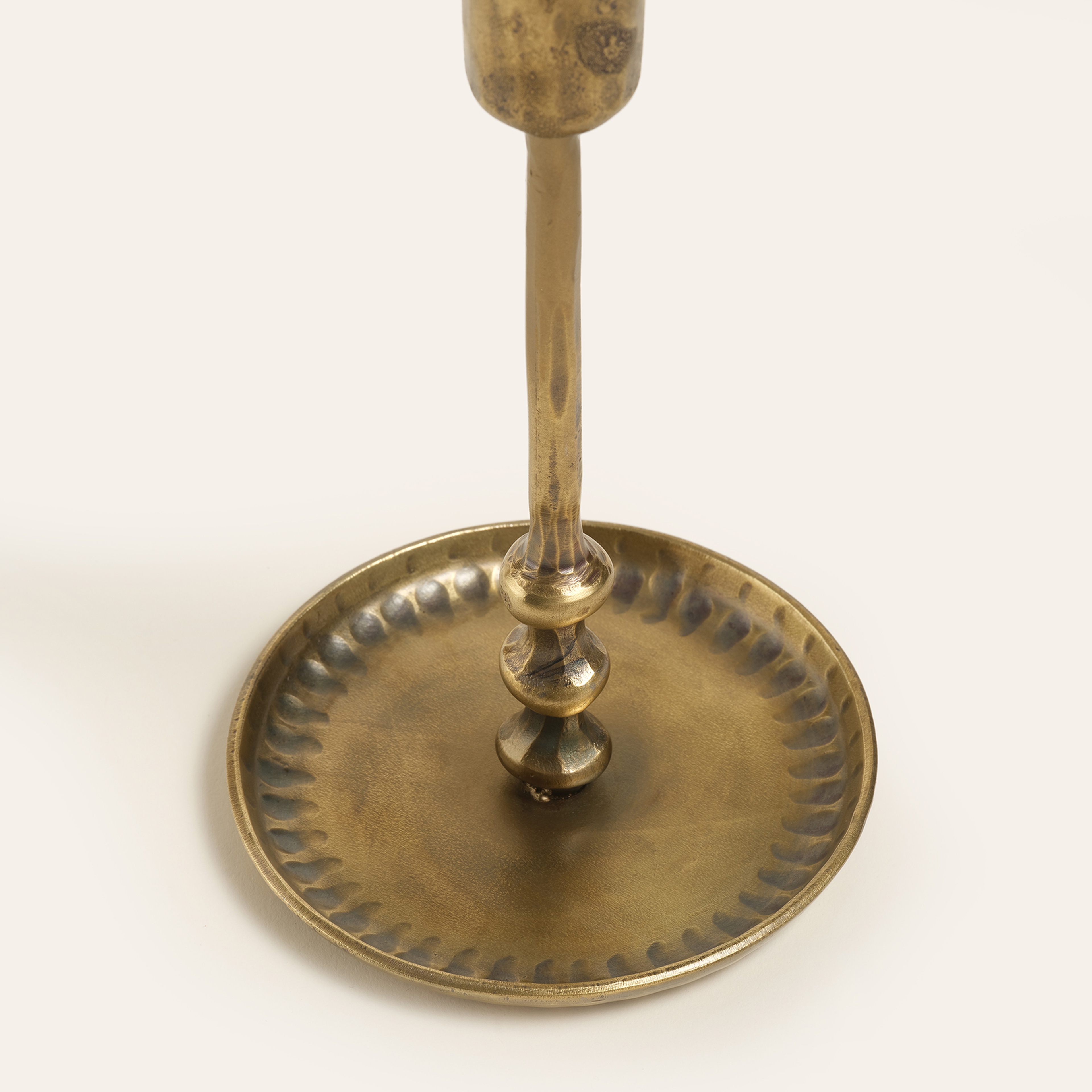 Bıjnor Metal Şamdan 10x10x20 Cm Altın