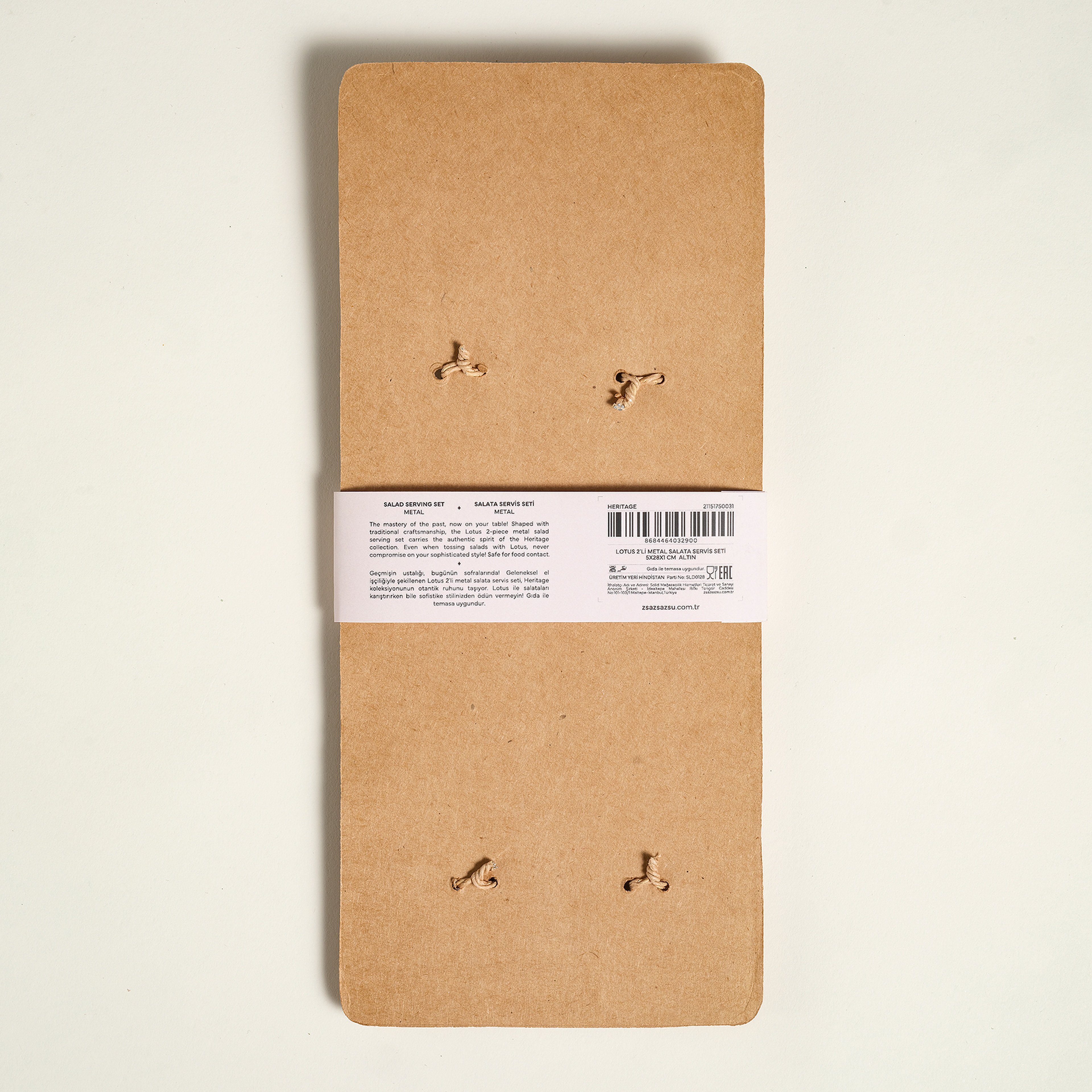 Lotus Metal Servis Seti 5x28x1 Cm Altın