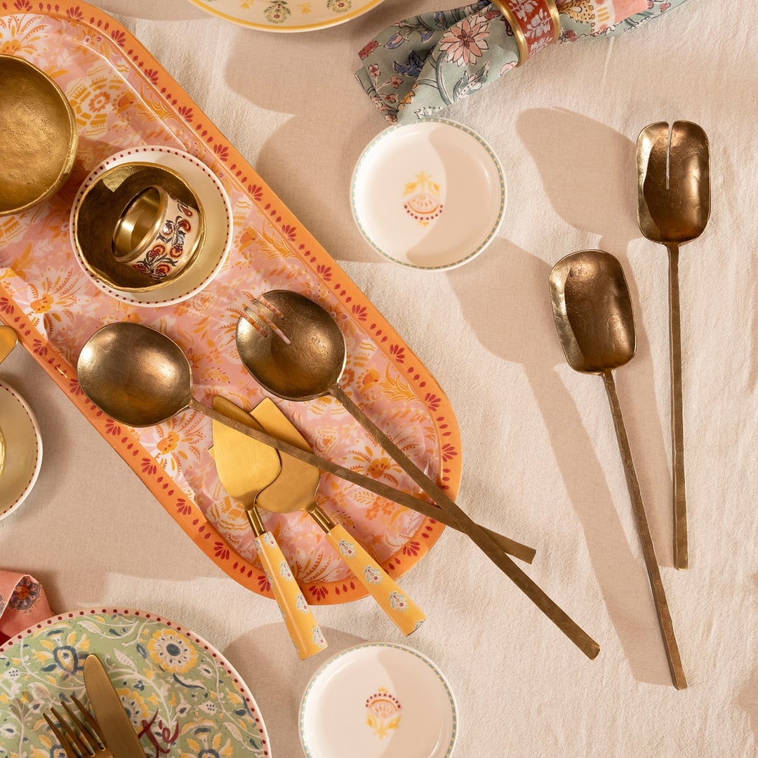 Lotus Metal Servis Seti 5x28x1 Cm Altın