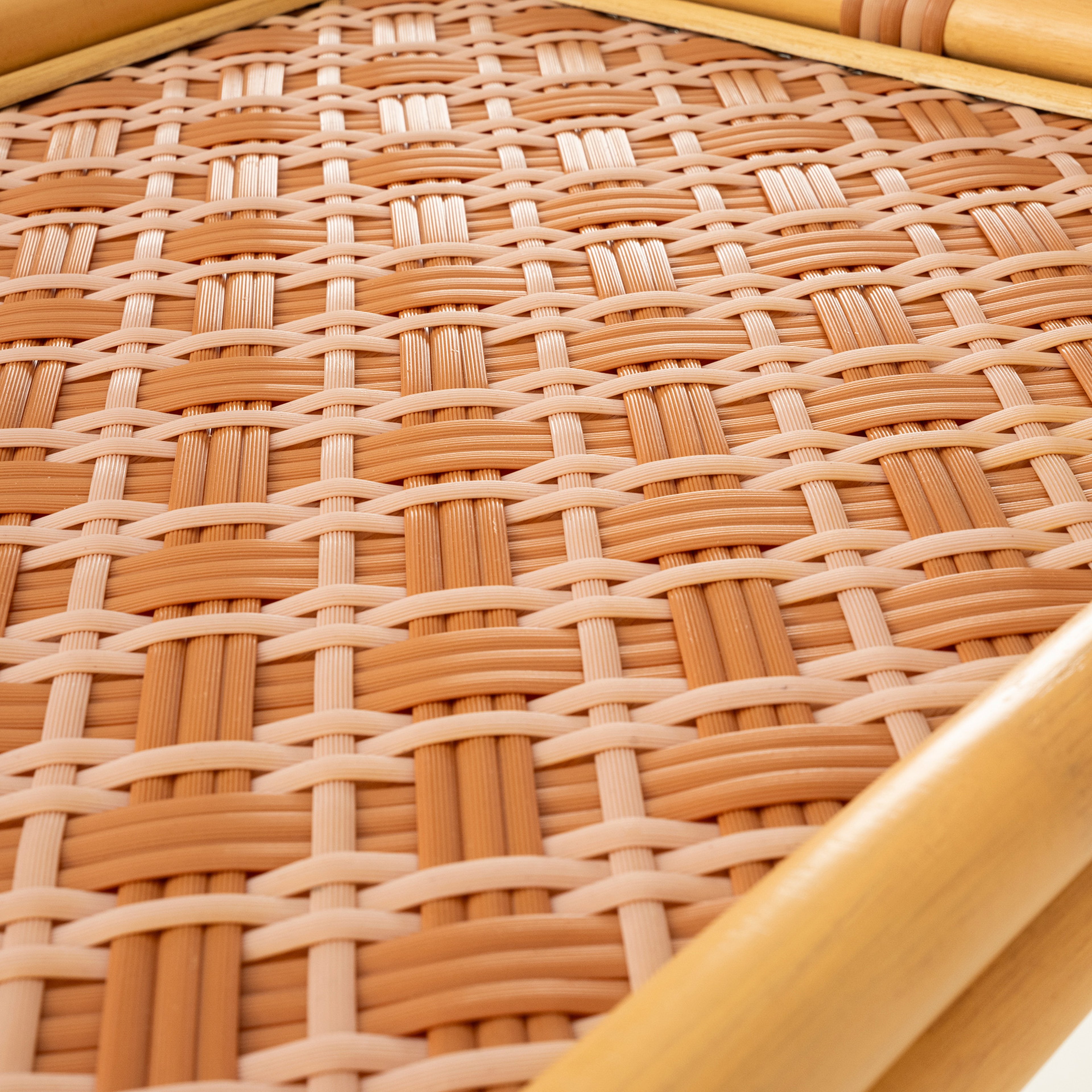 Java Rattan - Synthetıc Servis Arabası 78x46x85 Cm Turuncu