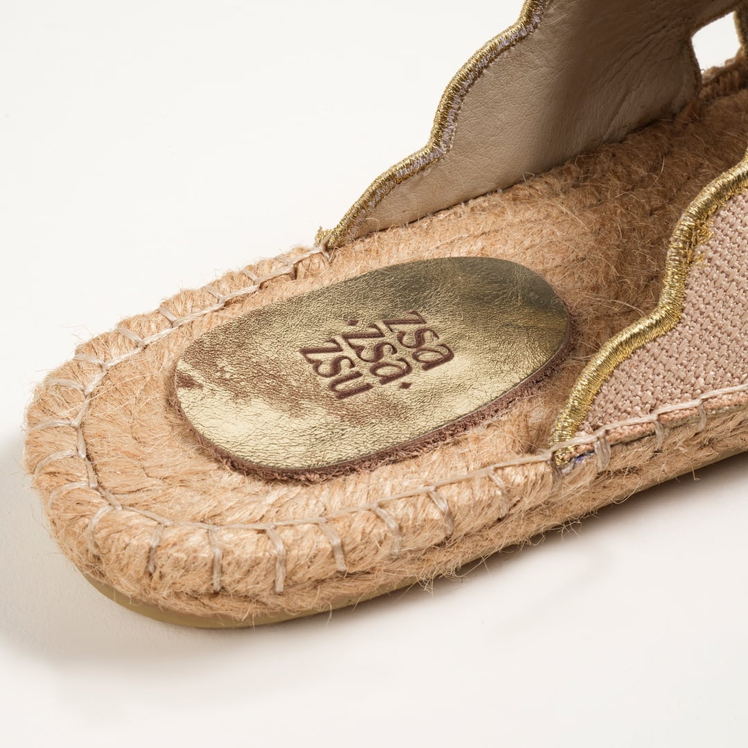 Florya Jüt Terlik 37-40 Ekru - Gold