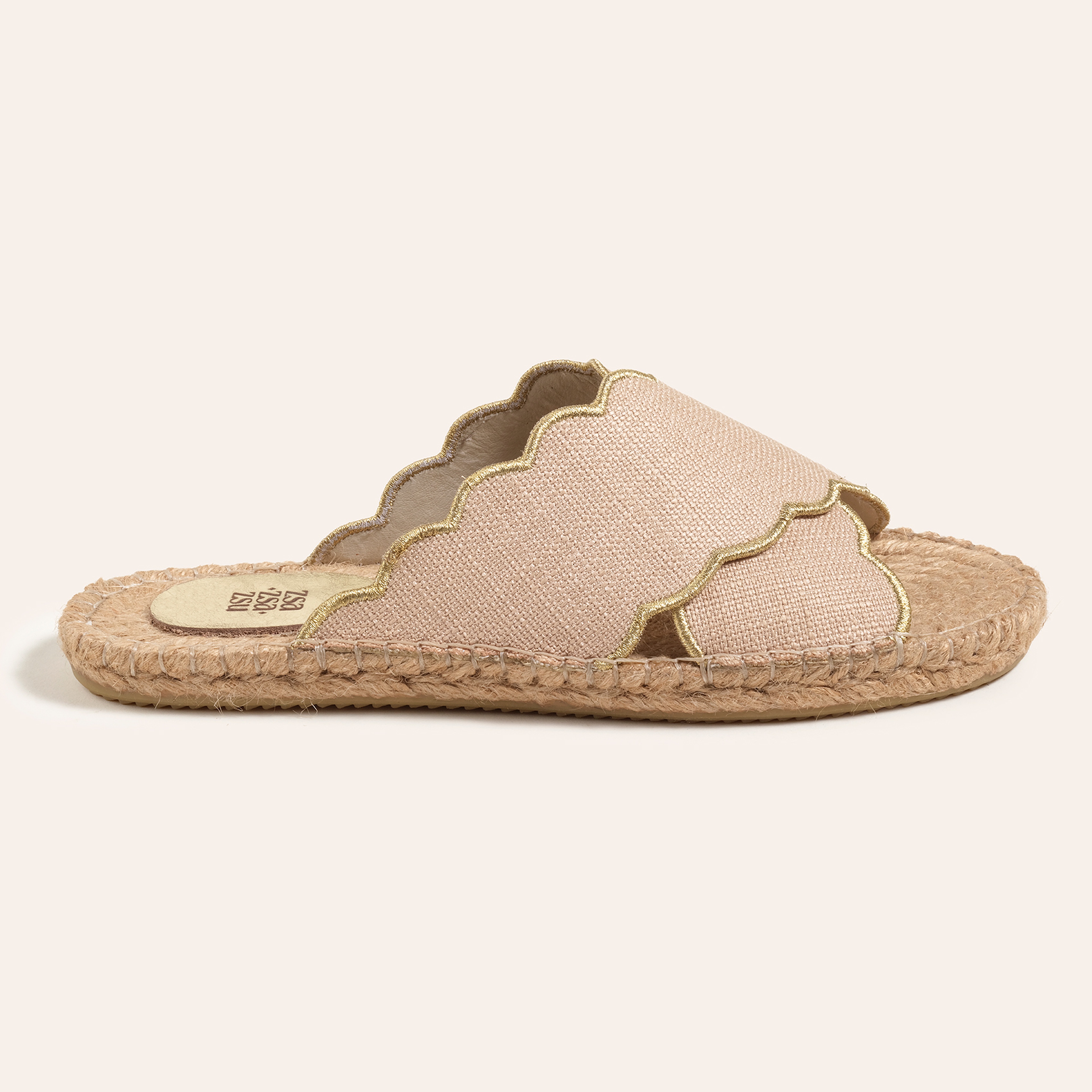 Florya Jüt Terlik 37-40 Ekru - Gold