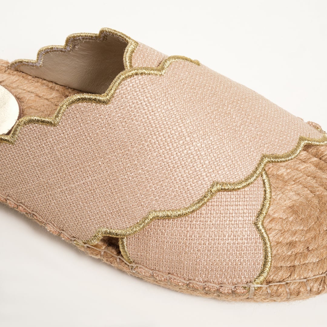 Florya Jüt Terlik 37-40 Ekru - Gold