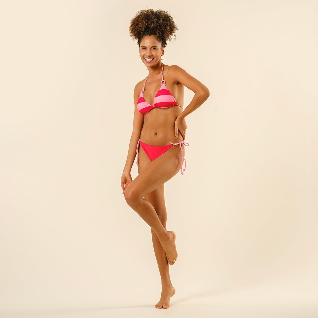 Prınkıpo Nakışlı Bikini Altı 23x21 Cm Kırmızı