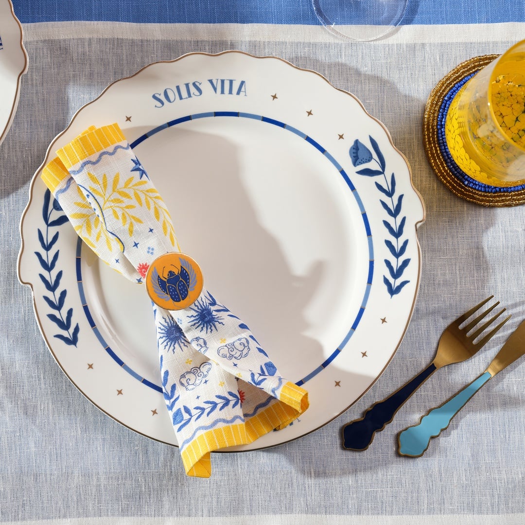 Luohu Porselen Servis Tabağı 28x28x2 Cm Beyaz