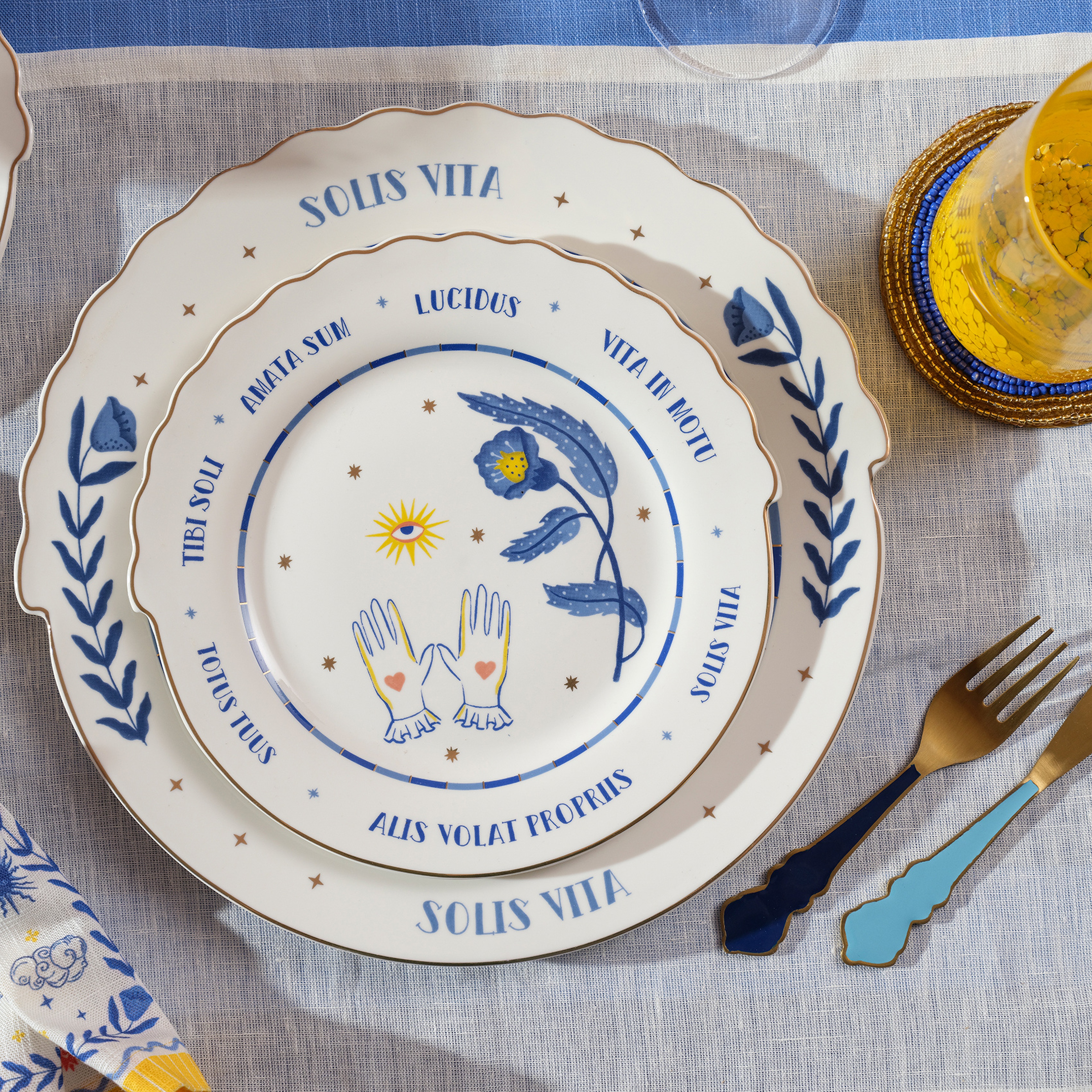 Luohu Porselen Pasta Tabağı 20x20x2 Cm Beyaz