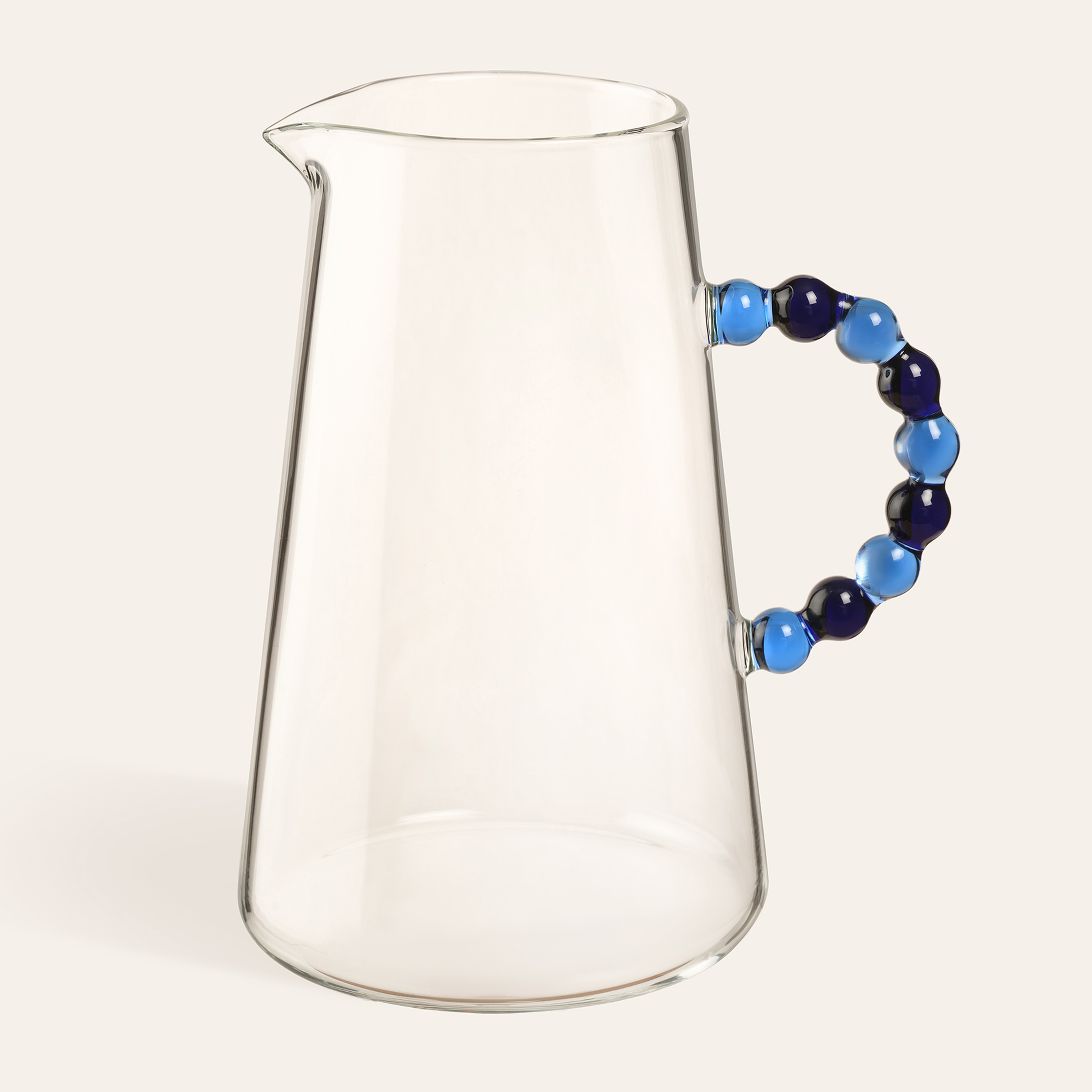 Henan Borosilikat Cam Sürahi 1250 Ml Mavi